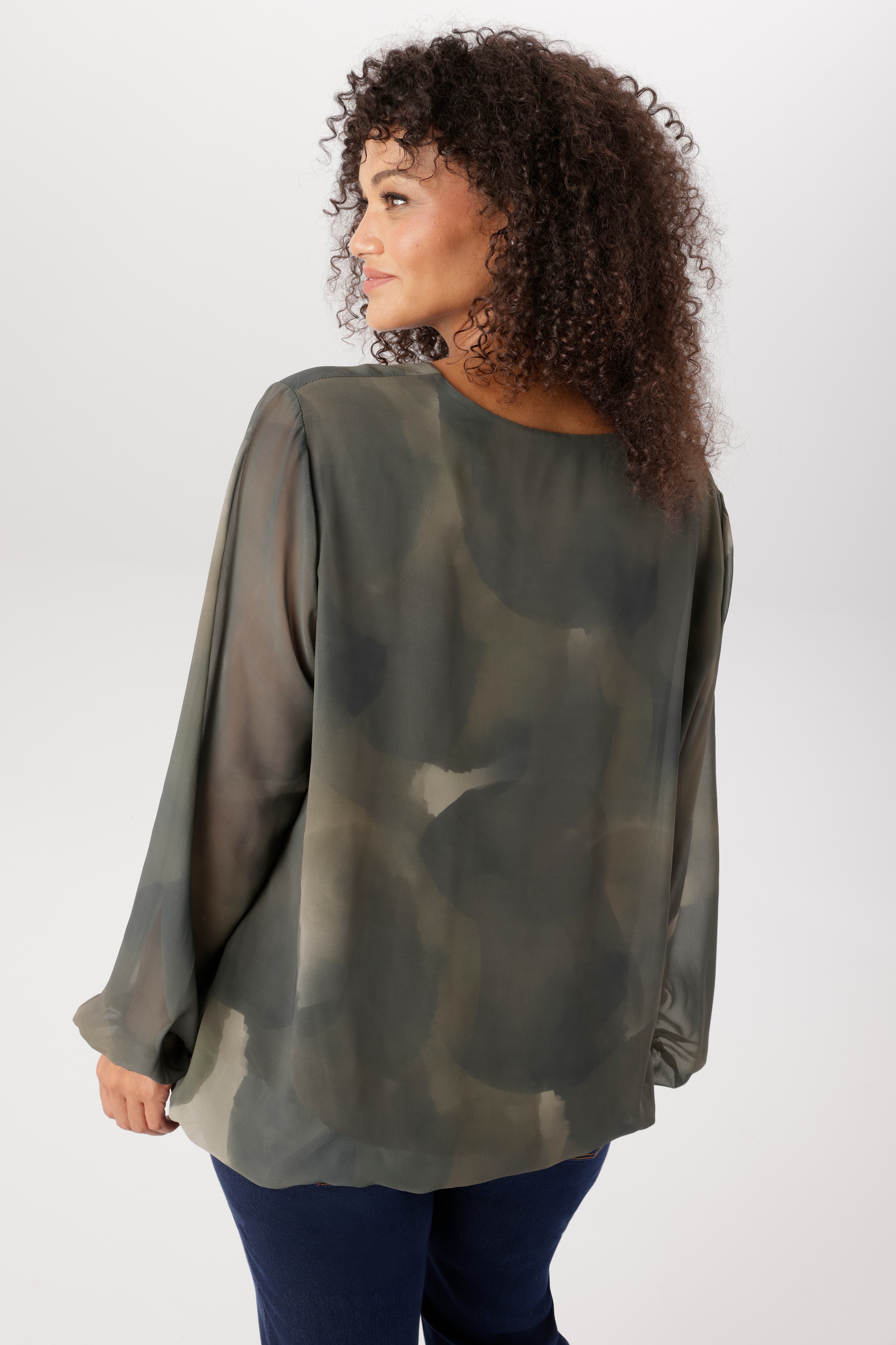 Aniston PLUS Blouse à enfiler en motif camouflage - NOUVELLE COLLECTION