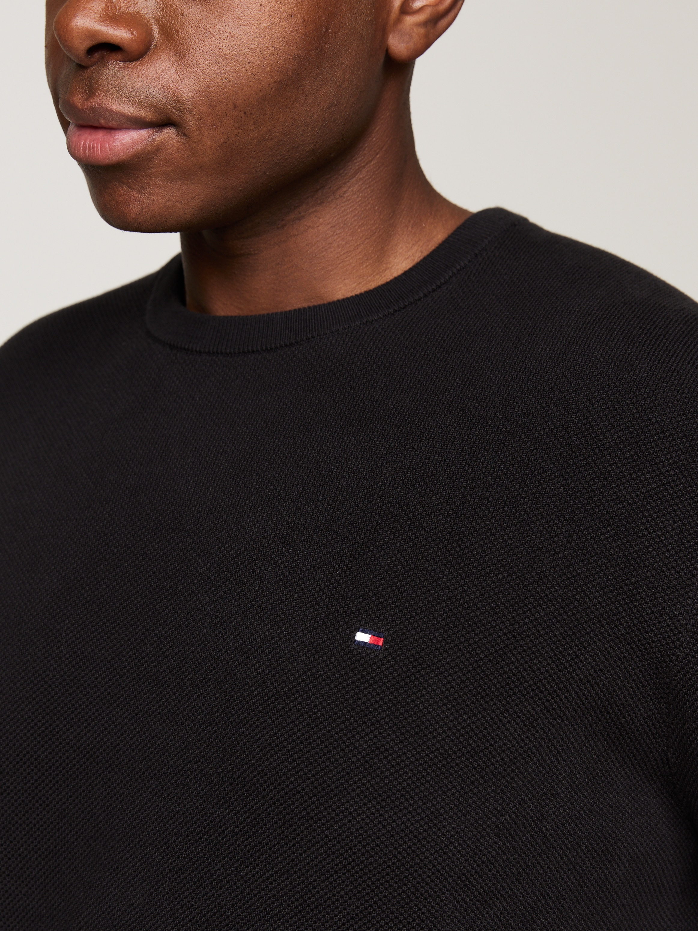 Tommy Hilfiger Big & Tall Rundhalspullover »BT-ESSENTIAL STRUCTURE CREW NECK«, Grosse Grössen