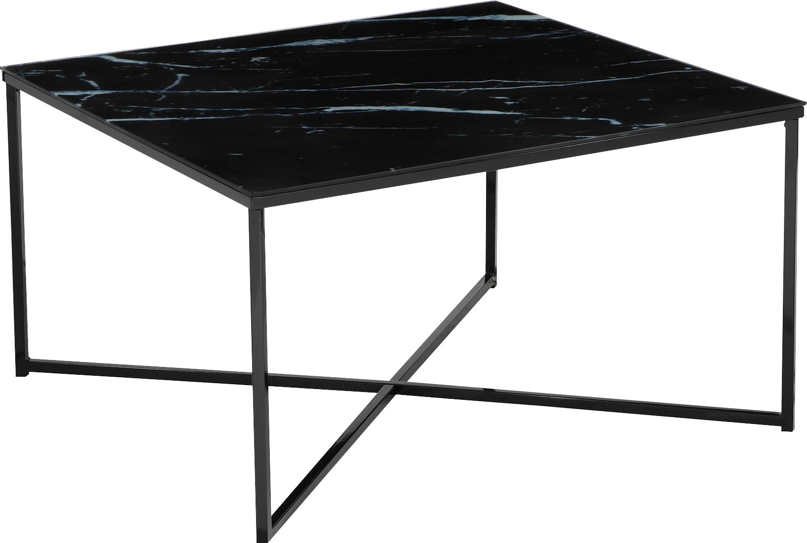 SalesFever Couchtisch, Tischplatte in Marmoroptik