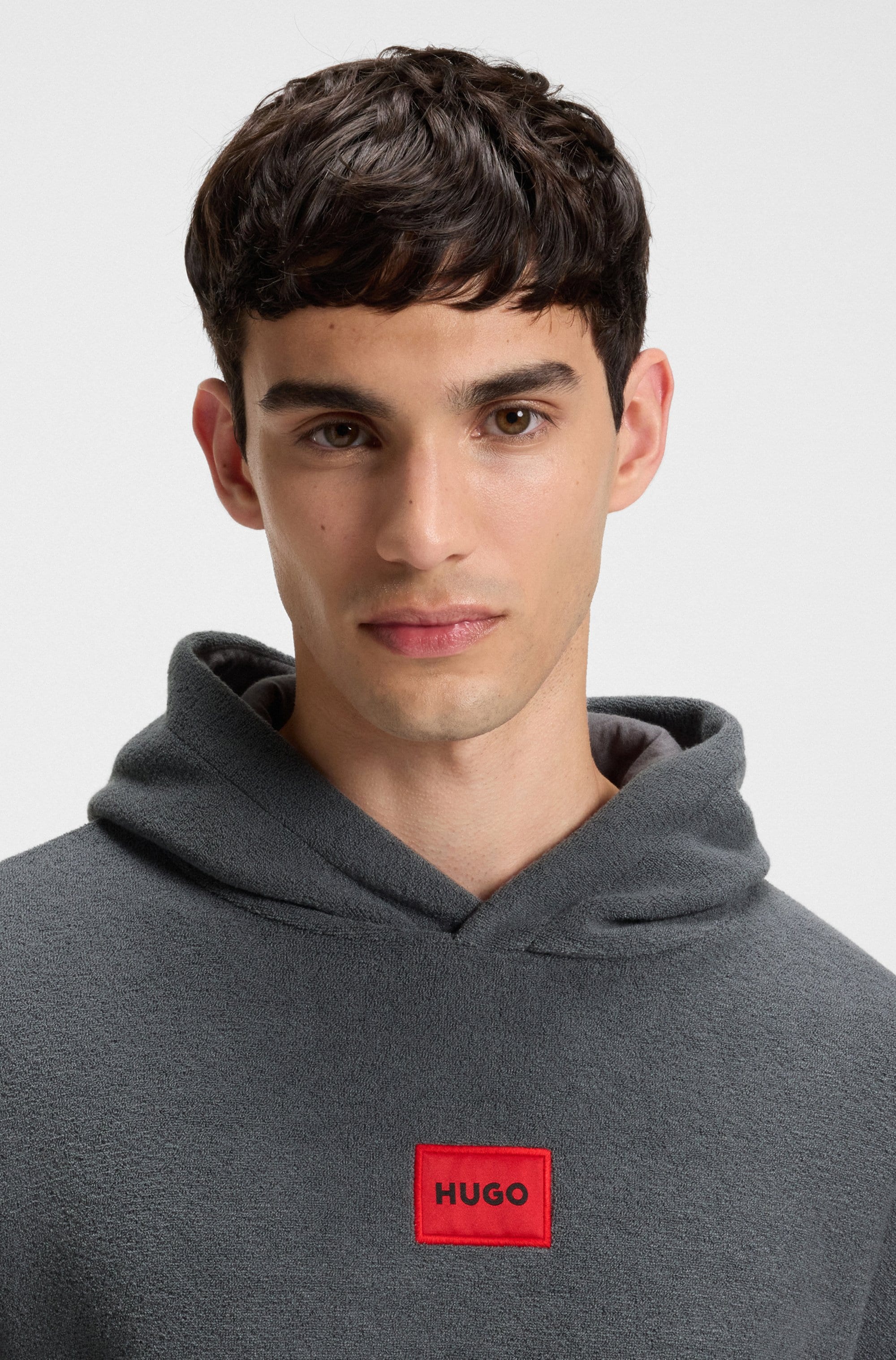 HUGO Underwear Hoodie , Relaxed Fit, Fleece-Qualität
