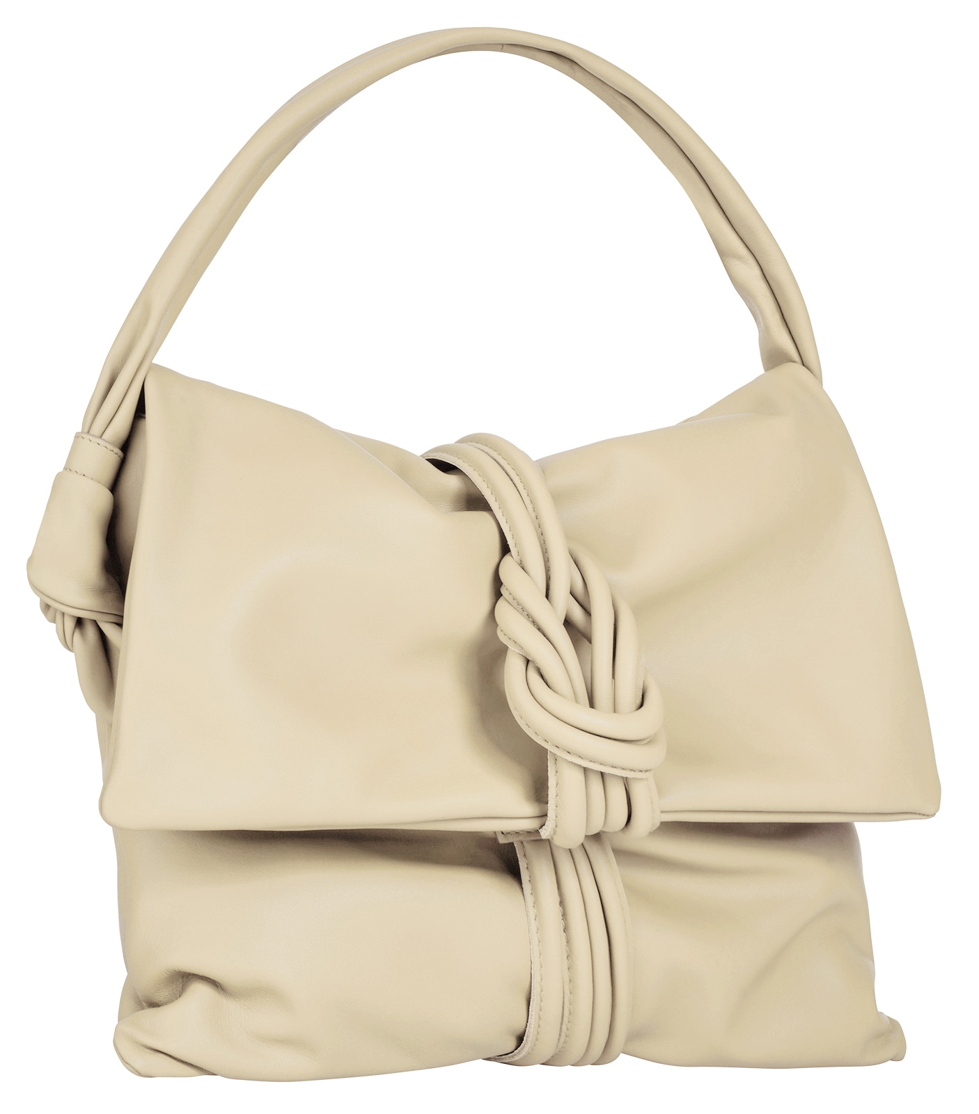 Samantha Look Henkeltasche echt Leder, Made in Italy