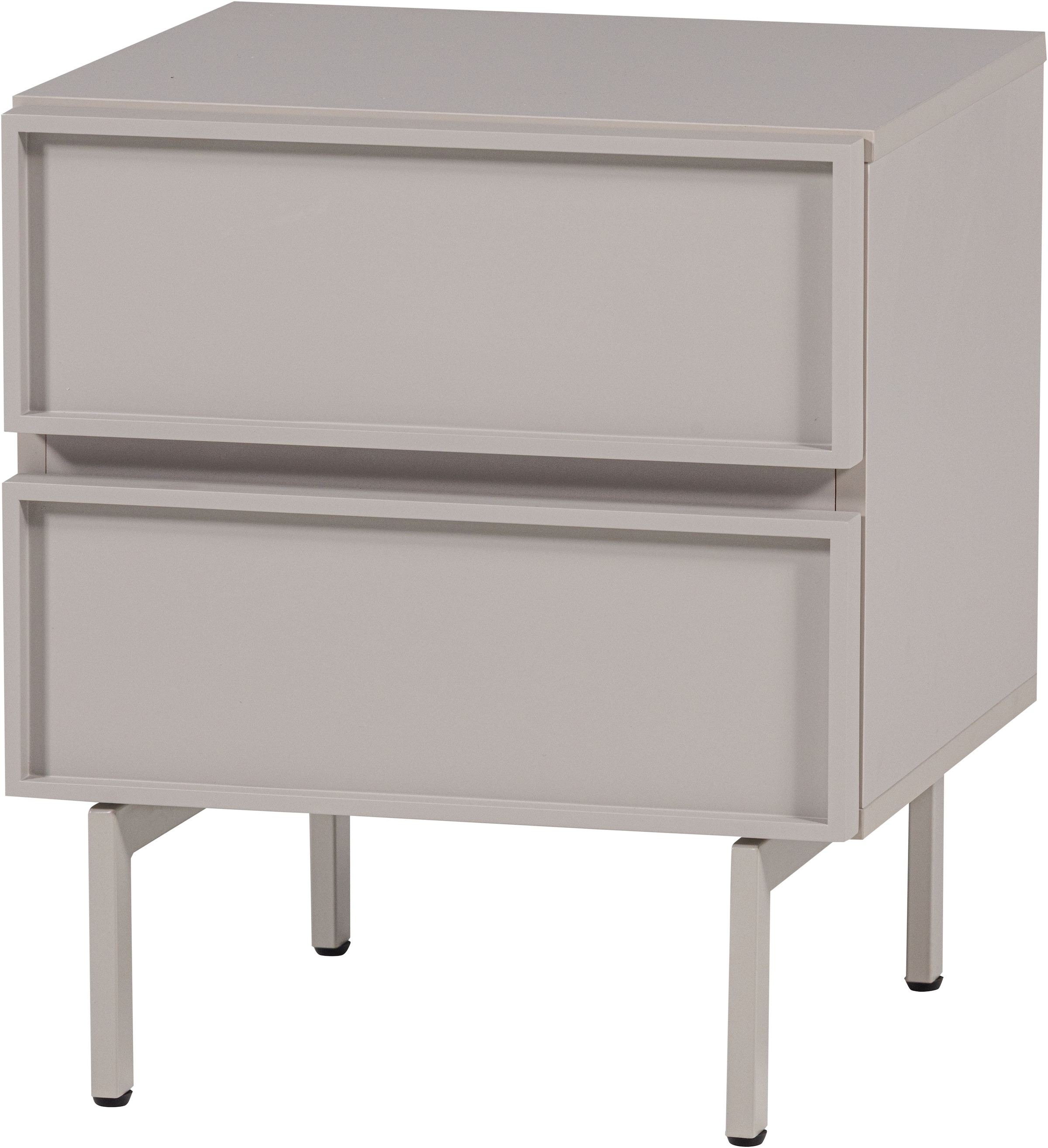 WOOOD Table de nuit »Tours mit kompakter Ausführung und Melamin-MDF B 45 x T 42 x H 51 cm« Surface déperlante, capacité de charge du plateau 50 kg