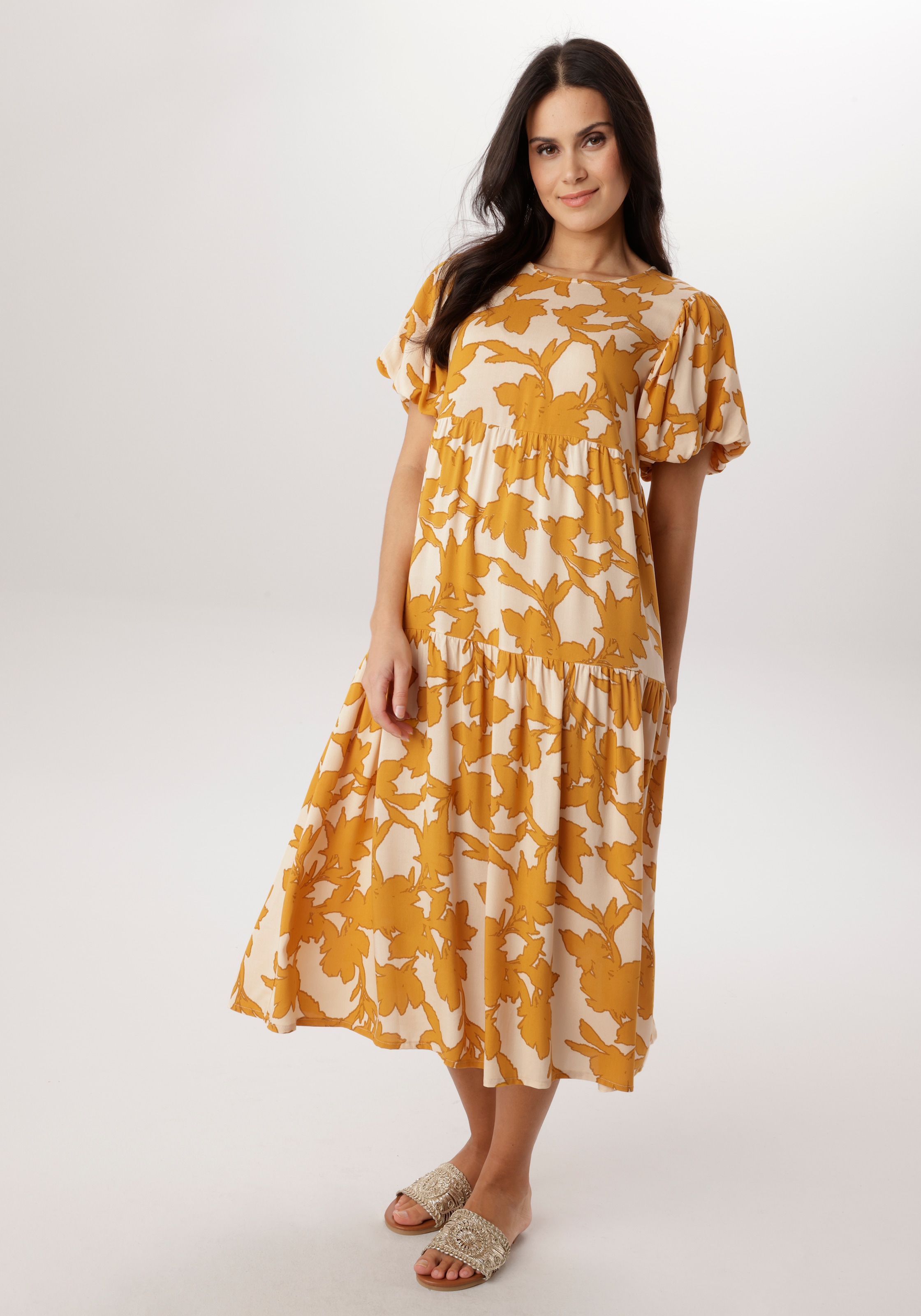 Image of Aniston SELECTED Sommerkleid mit fantasievollem Druck in Sommerfarben - NEUE KOLLEKTION