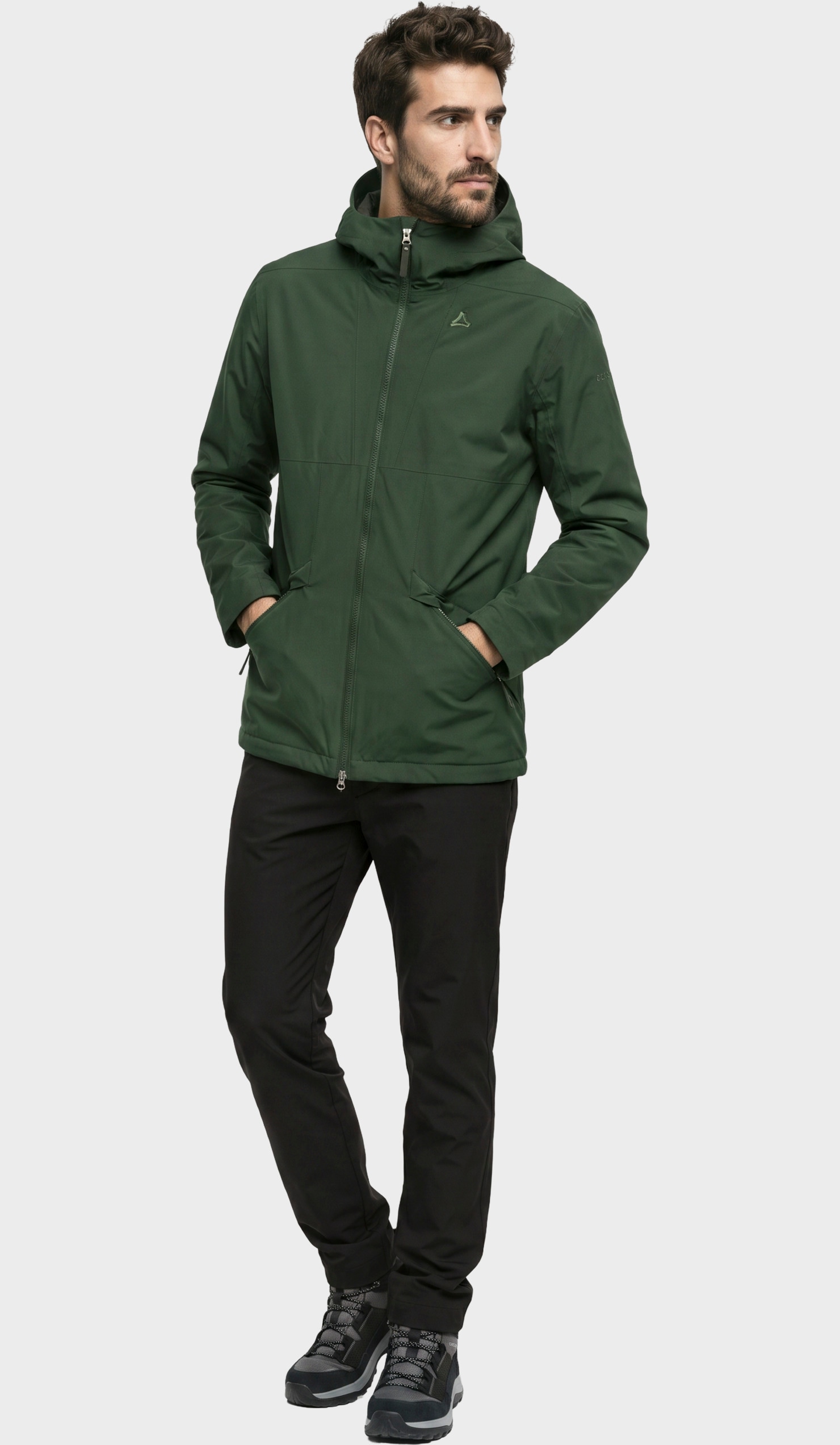 Schöffel Veste longue »Ins Parka Style Malkay MNS« avec capuche