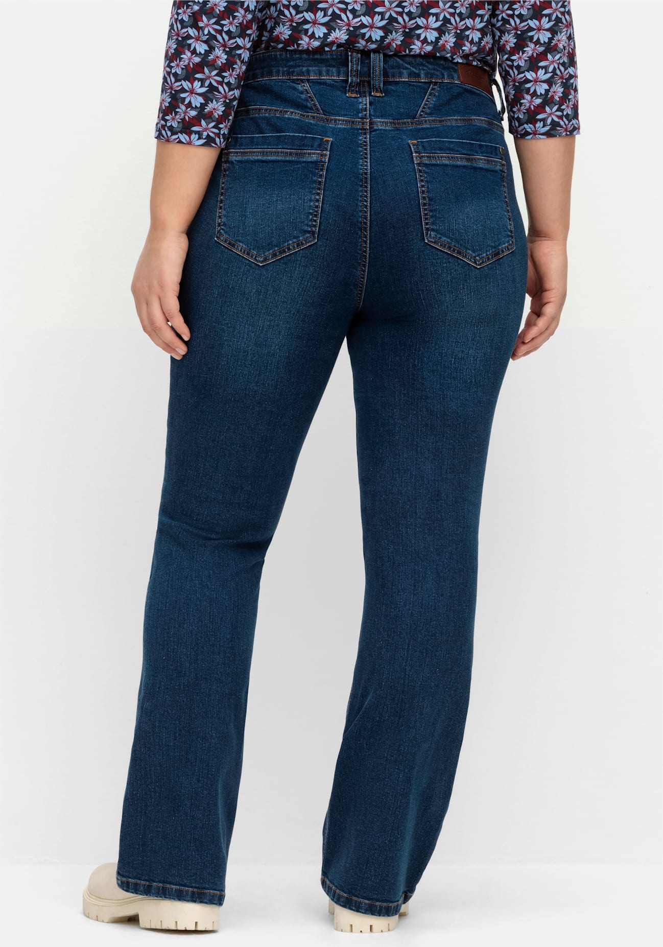 Sheego 3/4-Jeans, (1 tlg.)