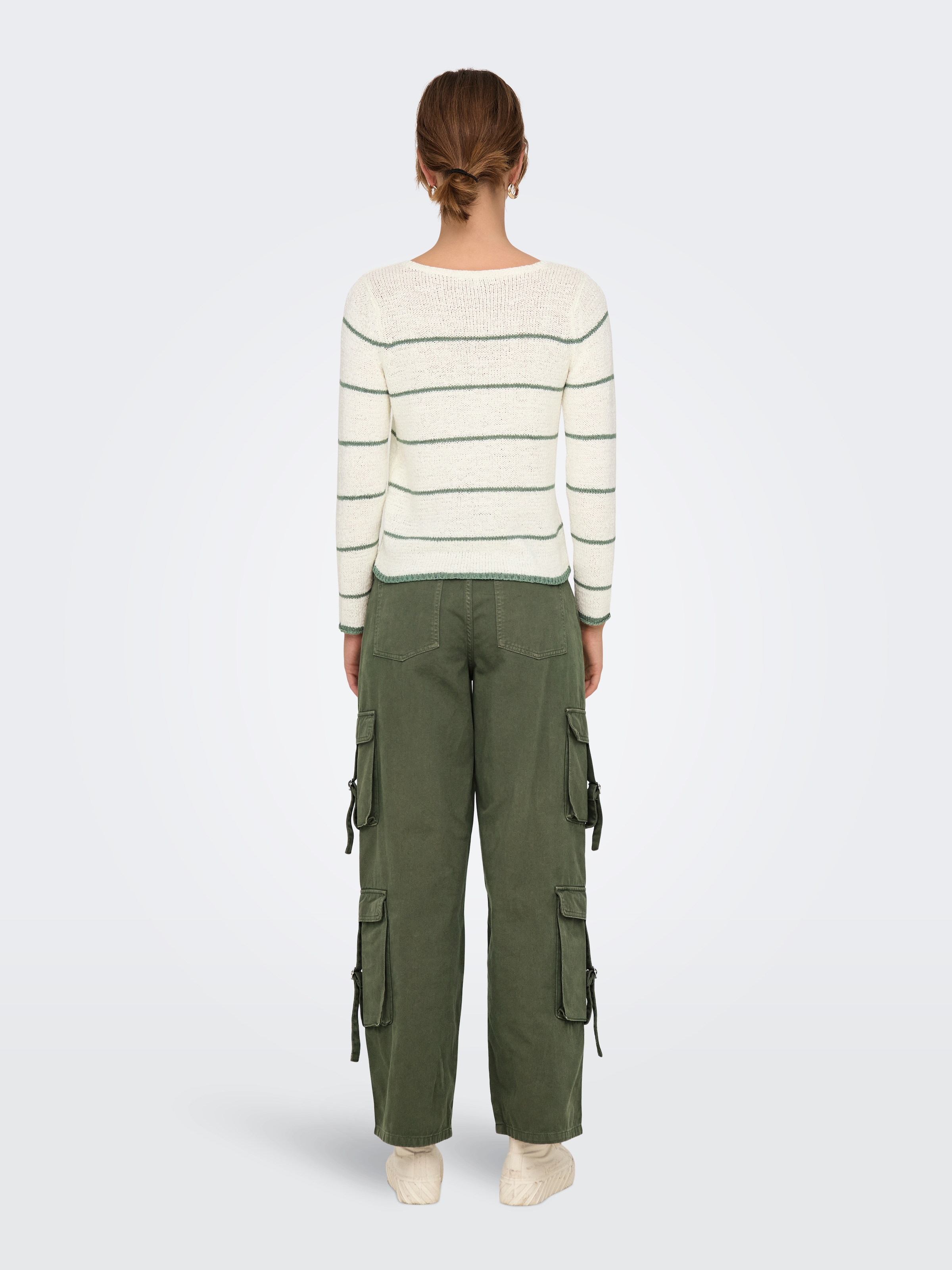 ONLY Pull col V »ONLGEENA L/S V-NECK KNT NOOS«