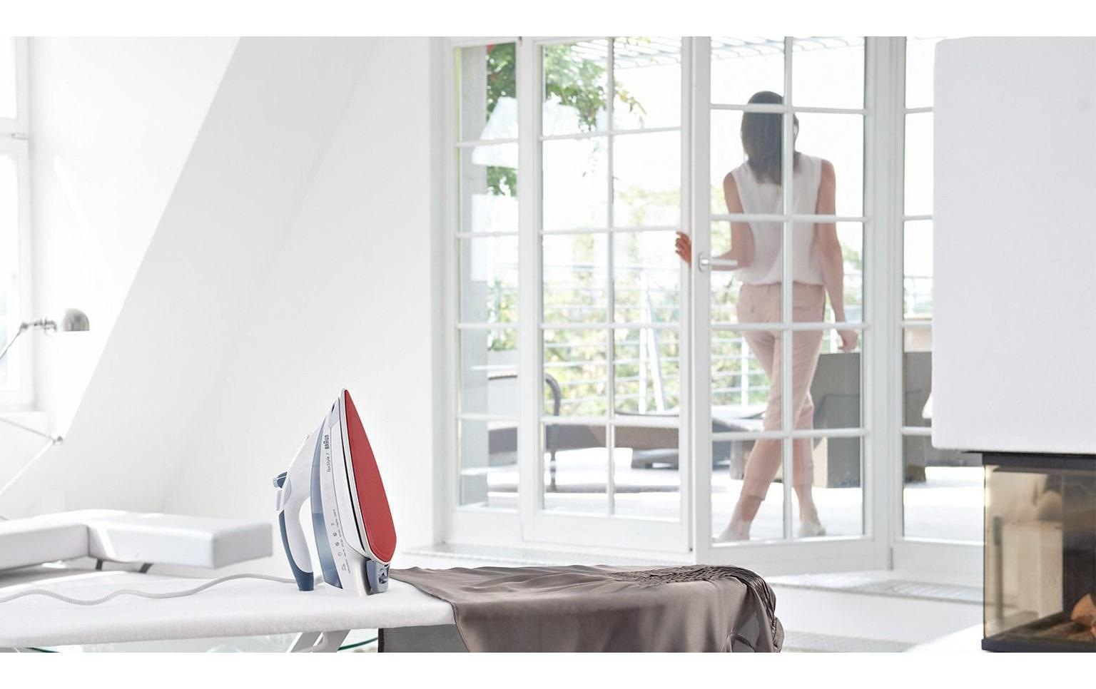 Braun Dampfbügeleisen »TexStyle 7 TS 785 ESTP Grau/Weiss«, 2400 W