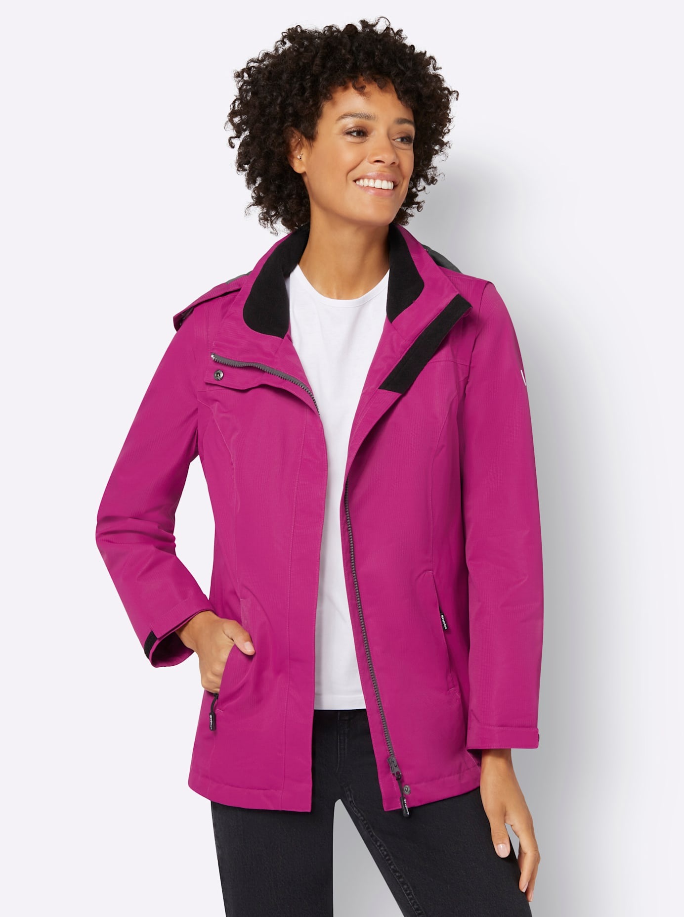 Casual Looks Funktionsjacke, mit Kapuze