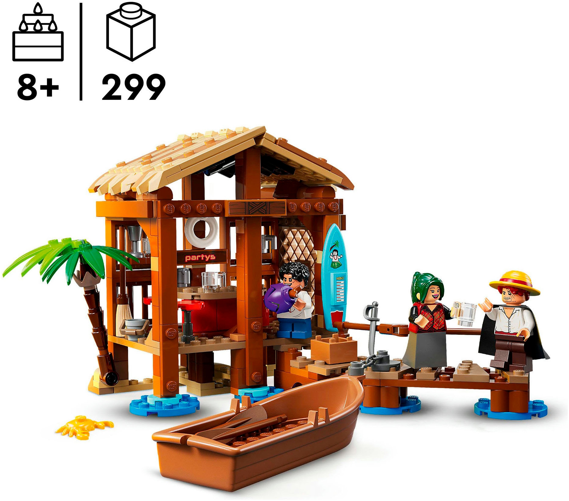 LEGO® Konstruktionsspielsteine »Hütte im Windmühlendorf (75636), LEGO One Piece« Made in Europe