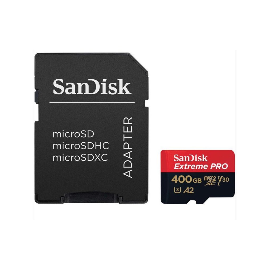 Sandisk Speicherkarte »Extreme Pro UHSI A2 400 GB«, (UHS Class 1)