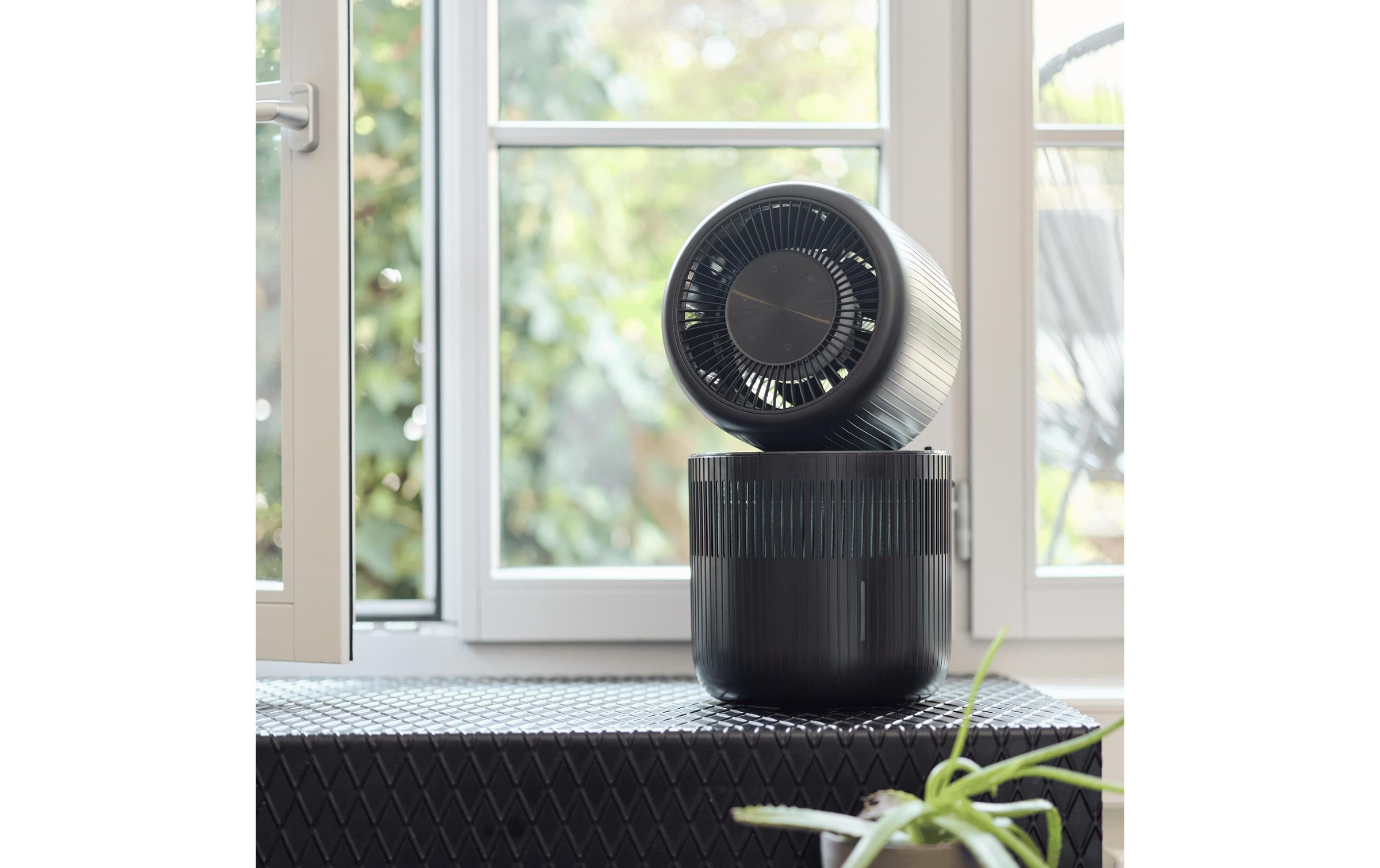   Luftbefeuchter »Ecofort ecoQ HumidAir E600+ Black« 4 l Wassertank Verdungstungsleistung: 0,18 ml/h