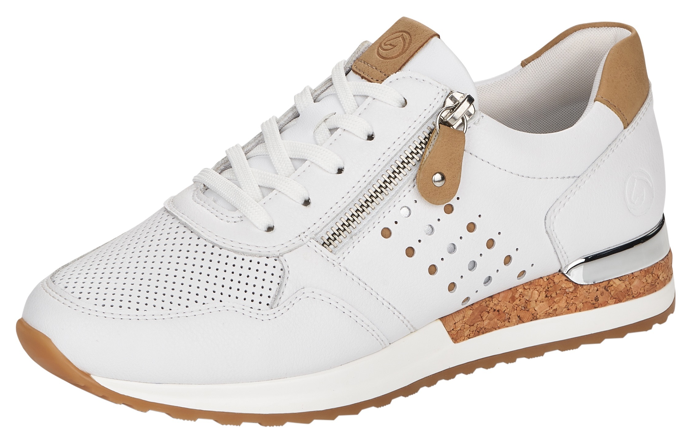Image of Remonte Sneaker, mit perforierten Einsatz bei Ackermann Versand Schweiz