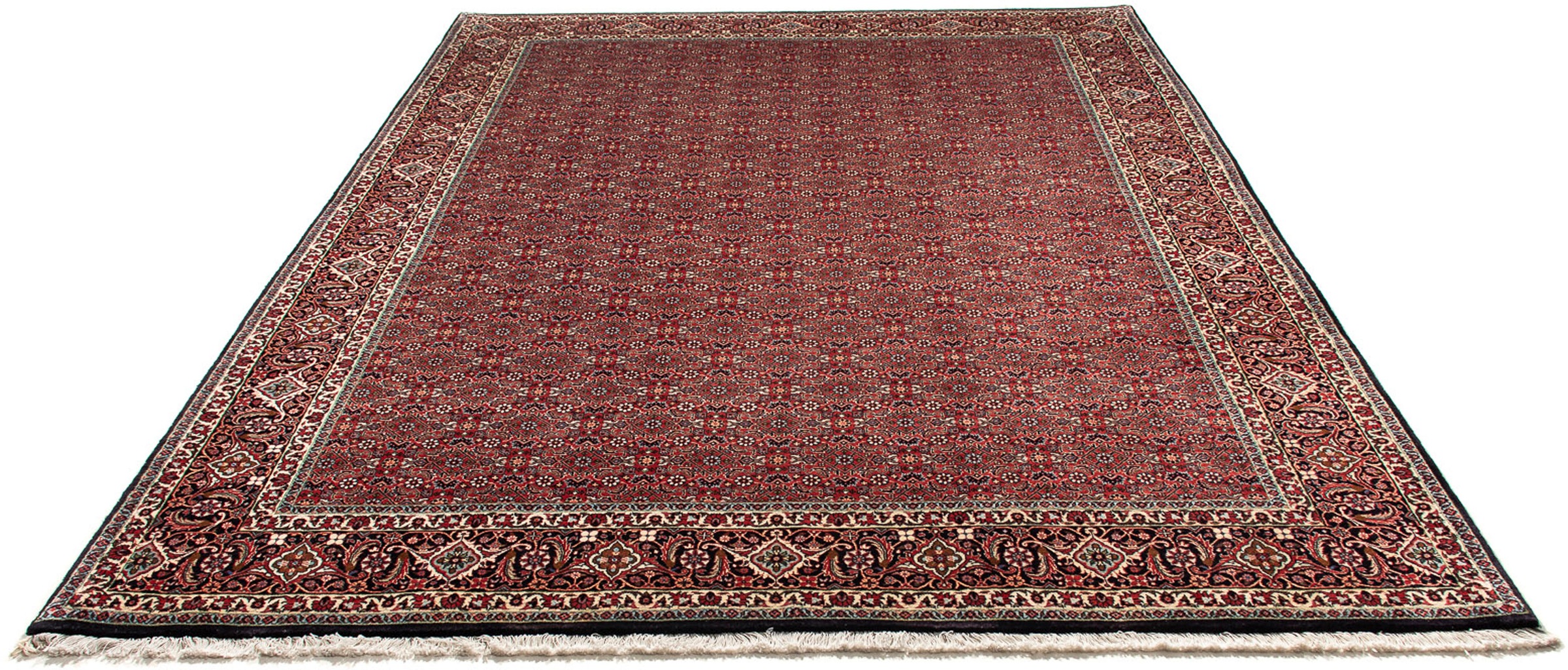 Image of morgenland Orientteppich »Perser - Bidjar - 300 x 206 cm - hellrot«, rechteckig, 15 mm Höhe, Wohnzimmer, Handgeknüpft, Einzelstück mit Zertifikat bei Ackermann Versand Schweiz