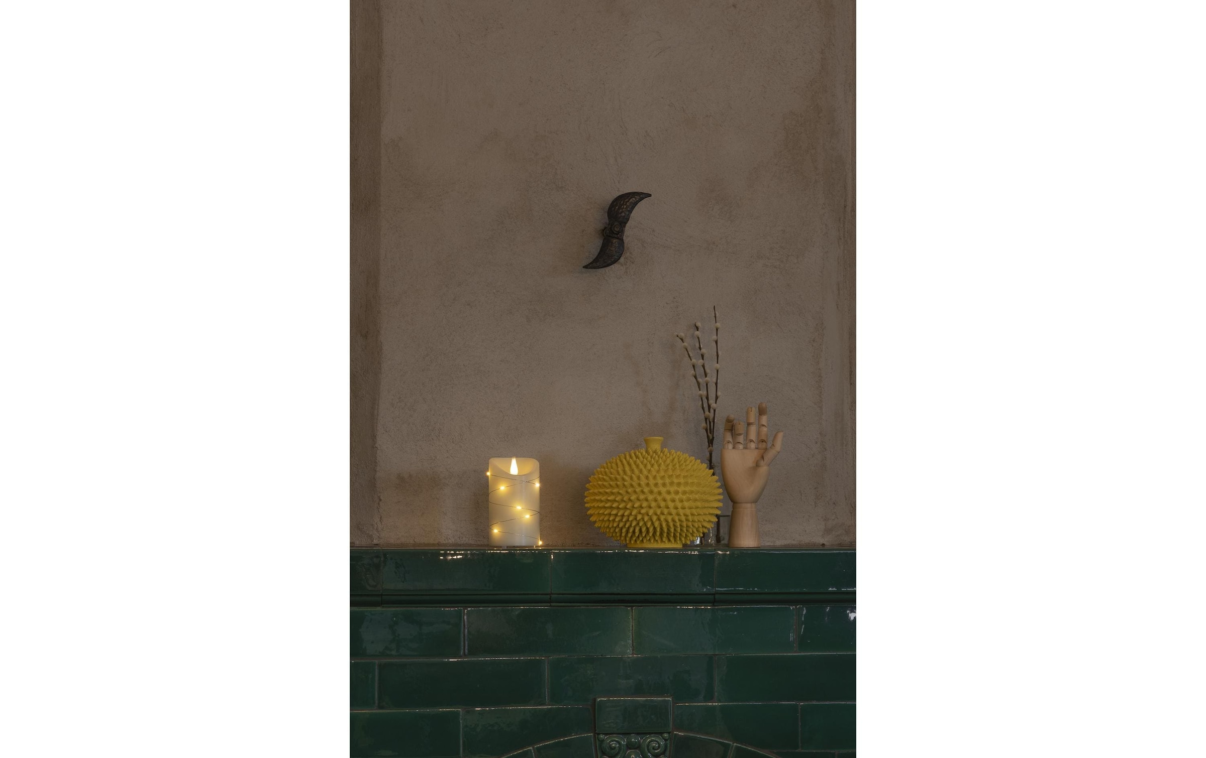 KONSTSMIDE LED-Kerze »Echtwachskerze«