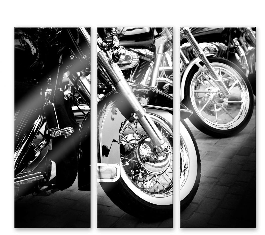 Image of Wall-Art Mehrteilige Bilder »Motorrad Bikder Liebe (3-teilig)«, (Set, 3 St.) bei Ackermann Versand Schweiz