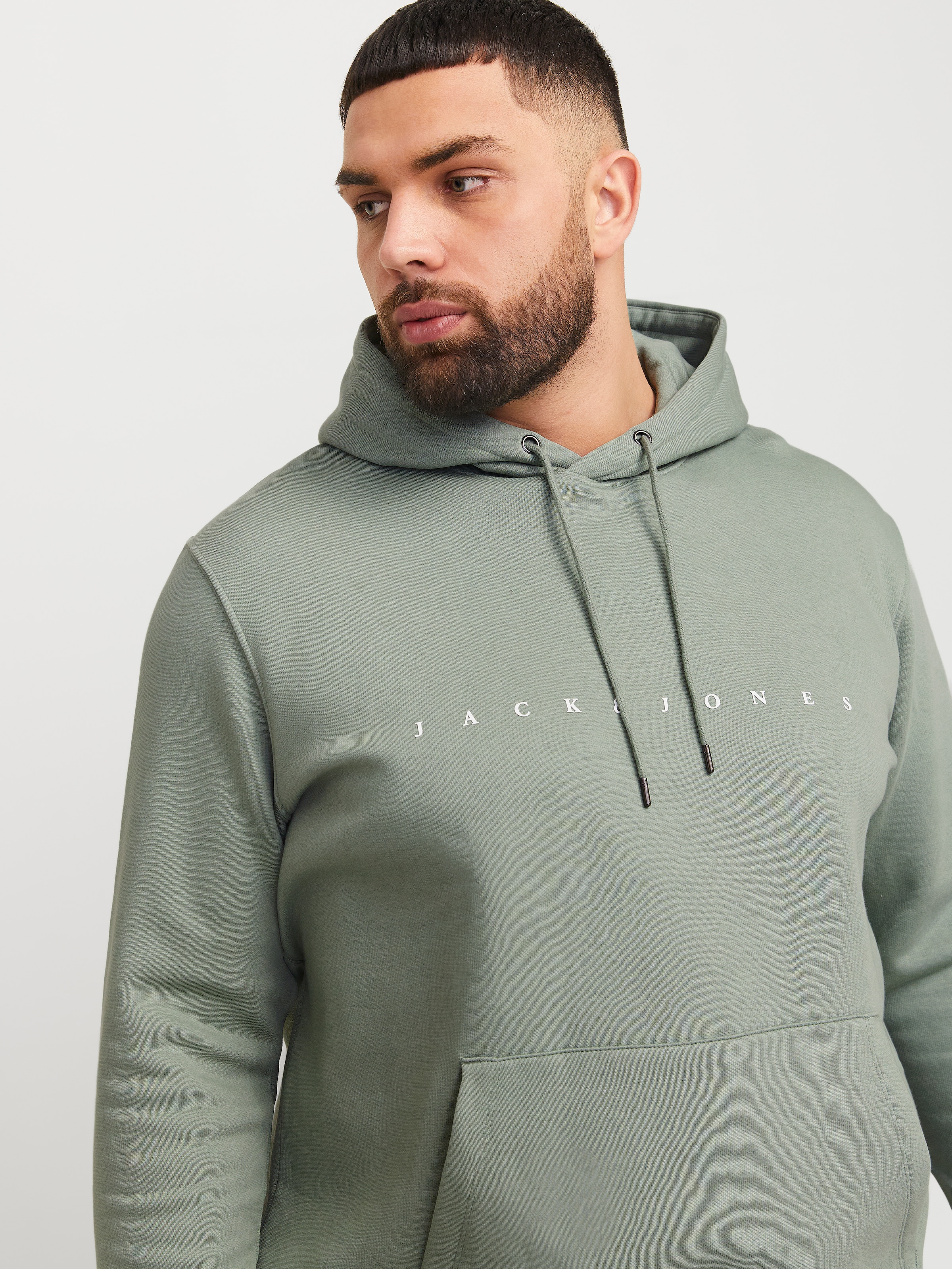 Jack & Jones PlusSize Kapuzensweatshirt »JJESTAR JJ SWEAT HOOD NOOS PLS«, mit Kängurutasche