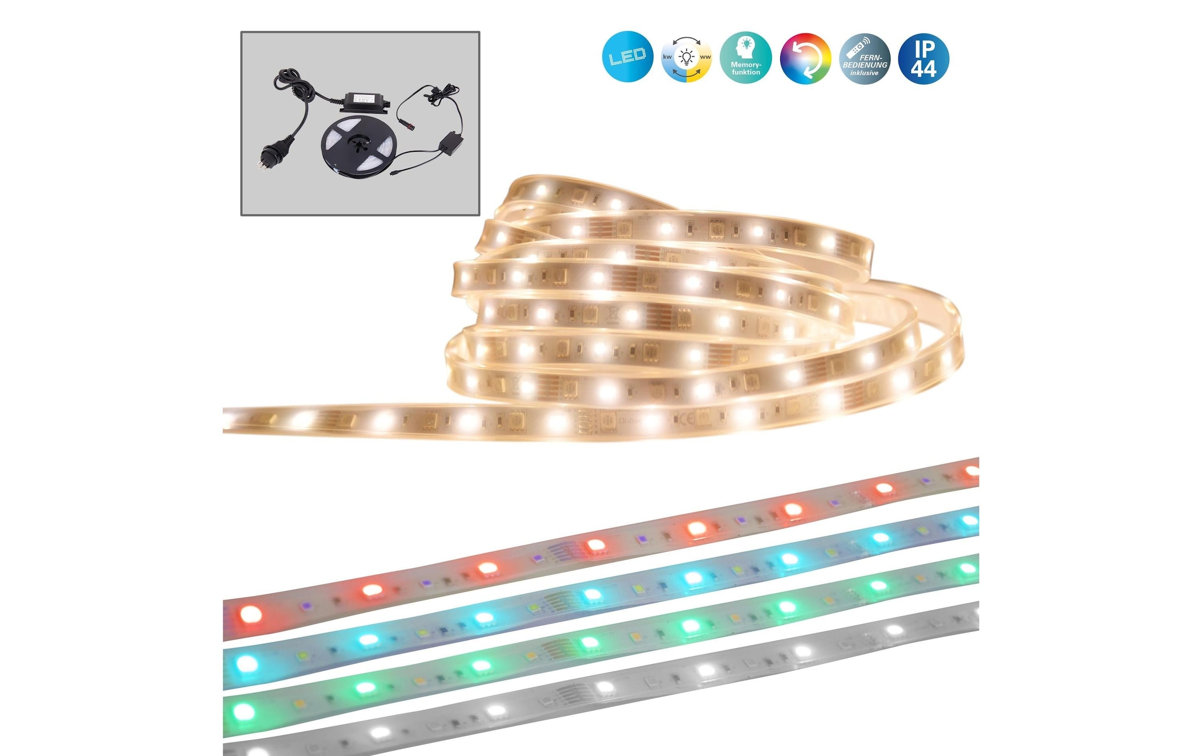 näve LED-Streifen »500 cm RGBW IP55«