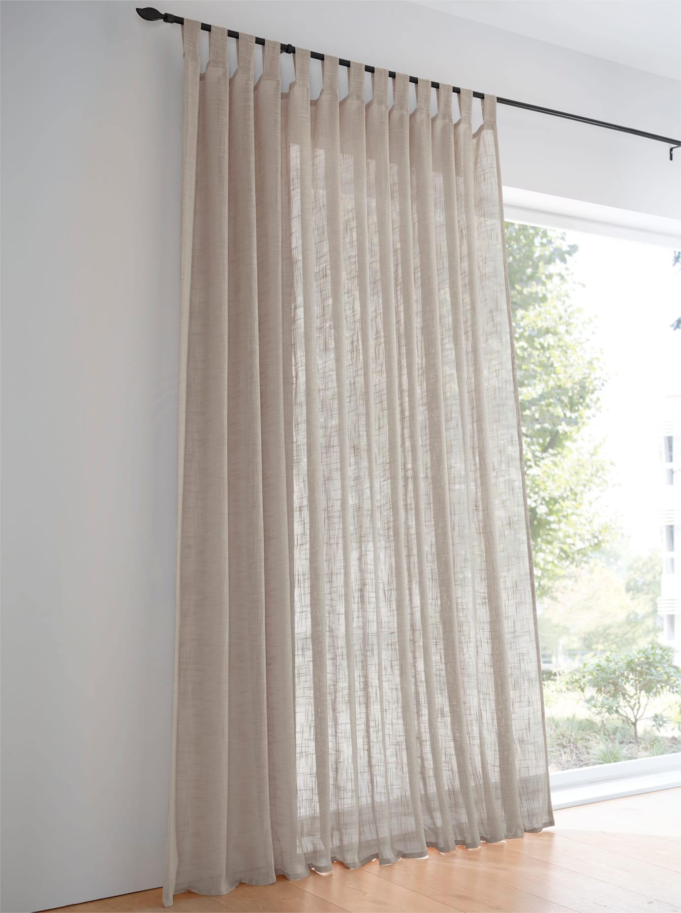 heine home Gardine Schlaufen 1 Stk. tlg.