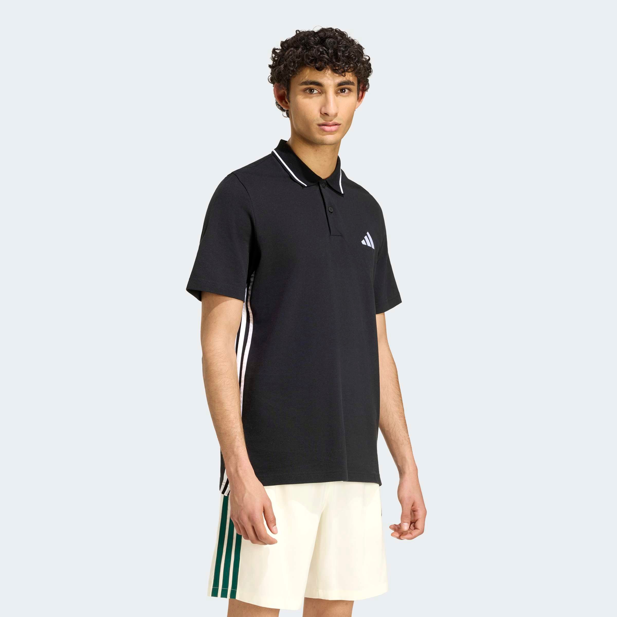 adidas Sportswear Polo »ESSENTIALS 3-STREIFEN PIKEE«