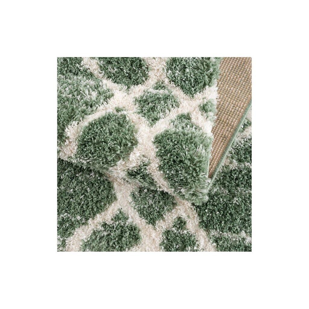 Teppich »MyCarpet Pulpy green/white«, quadratisch
