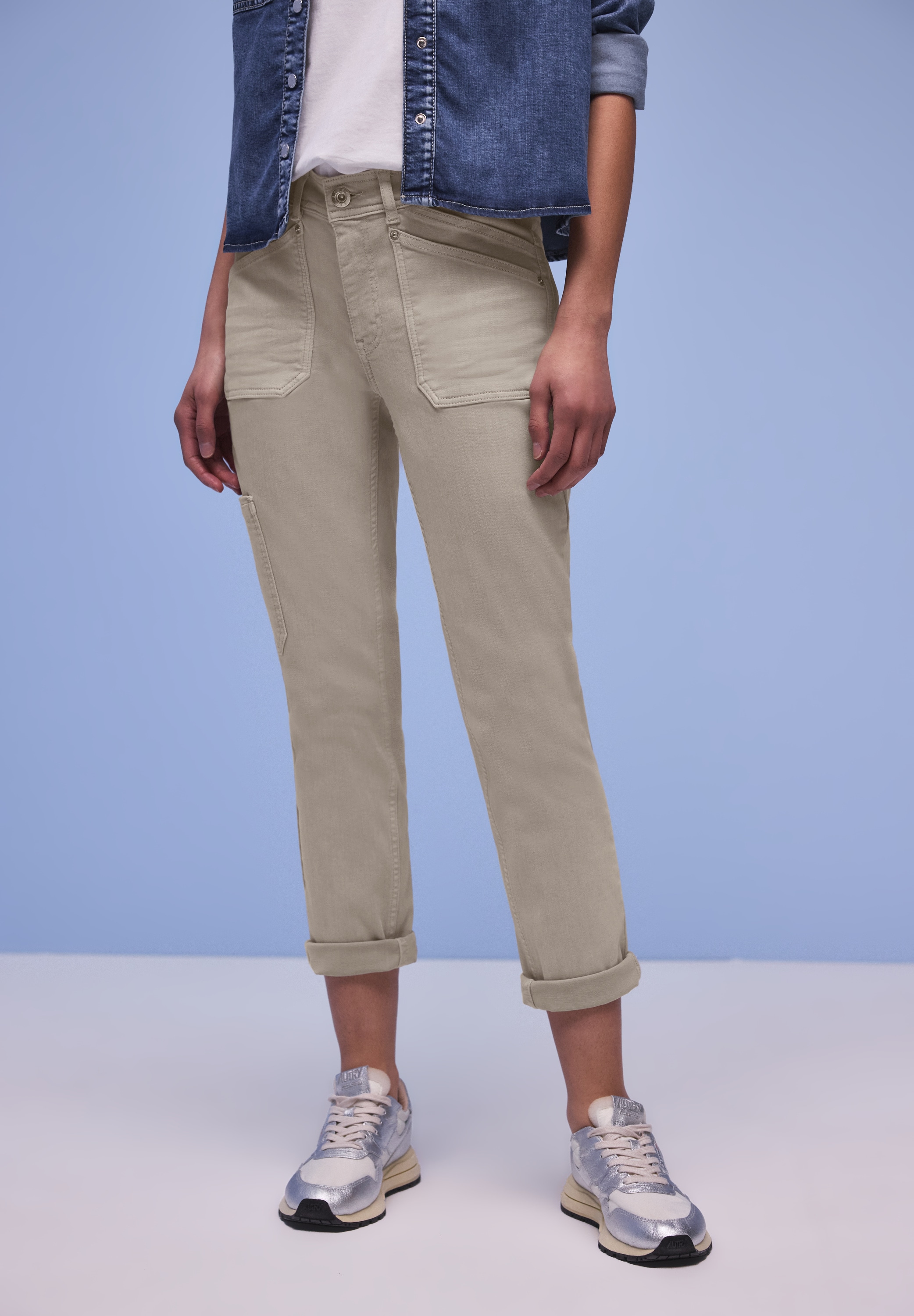Image of STREET ONE Cargojeans "Style Charlie" mit Slim Legs und Stretch