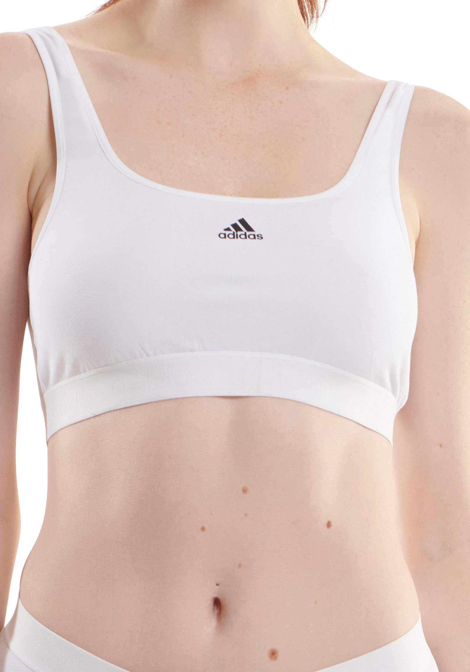 adidas Sportswear Bustier »"Smart Cotton"«, mit verbesserter Atmungsaktivität, Cut-outs am Rücken
