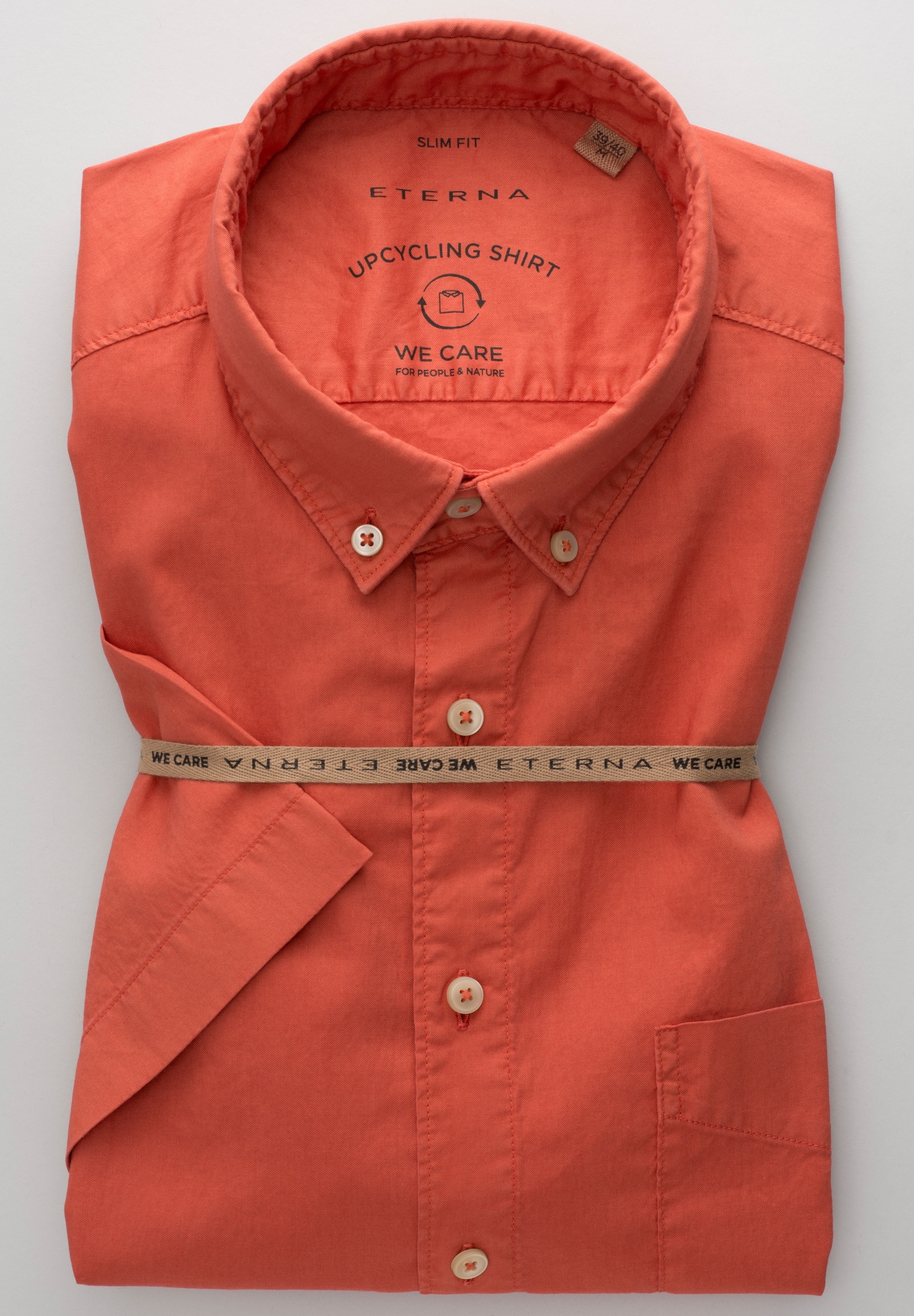 Eterna Kurzarmhemd »SLIM FIT« EASY IRON (bügelleicht)