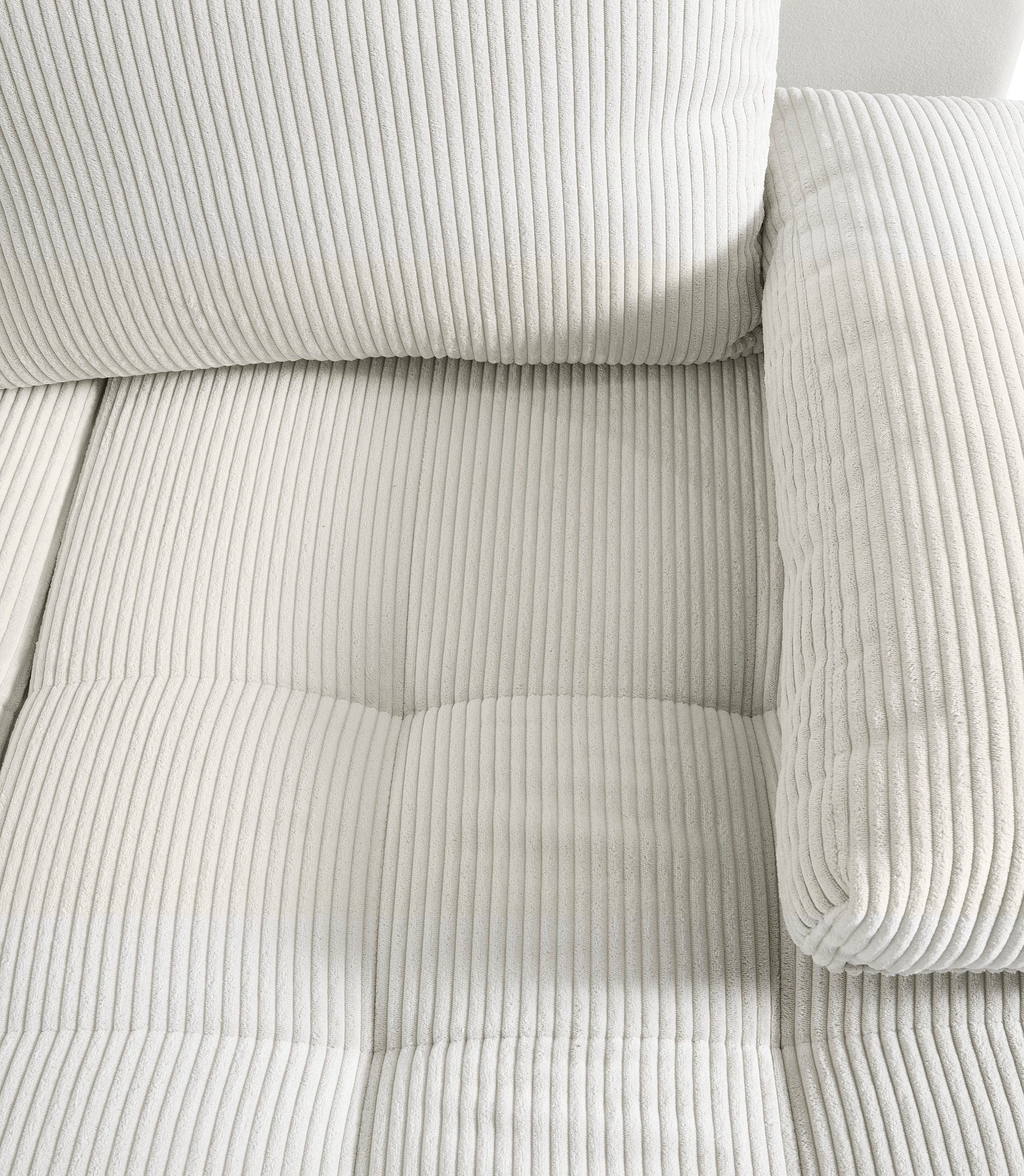COLLECTION AB Wohnlandschaft »Josy, U-Form, Schlafsofa mit Bettkasten«, (Cord-/Mix), flexible Recamiere, Breite: 269cm, inklusive Rückenkissen, Cord/Mix