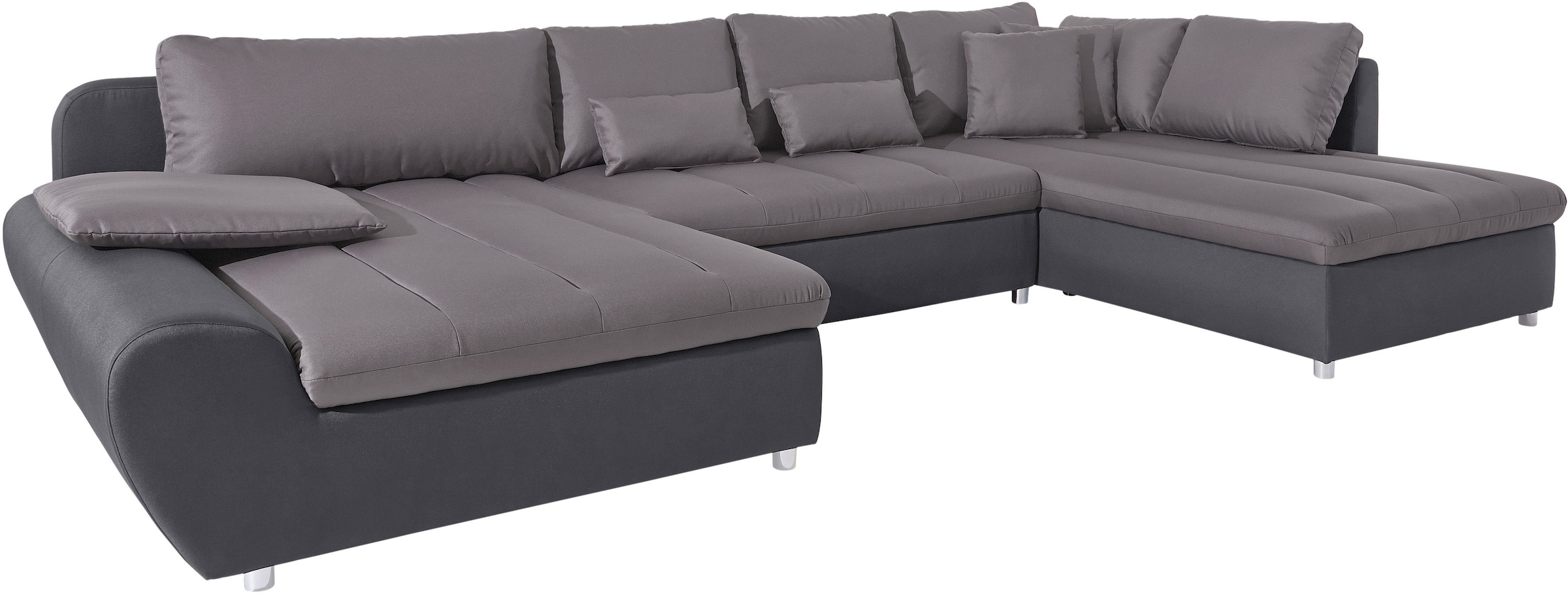 sit&more Wohnlandschaft »Bandos U-Form«, in 2 unterschiedlichen Grössen, wahlweise mit Bettfunktion + Bettkasten