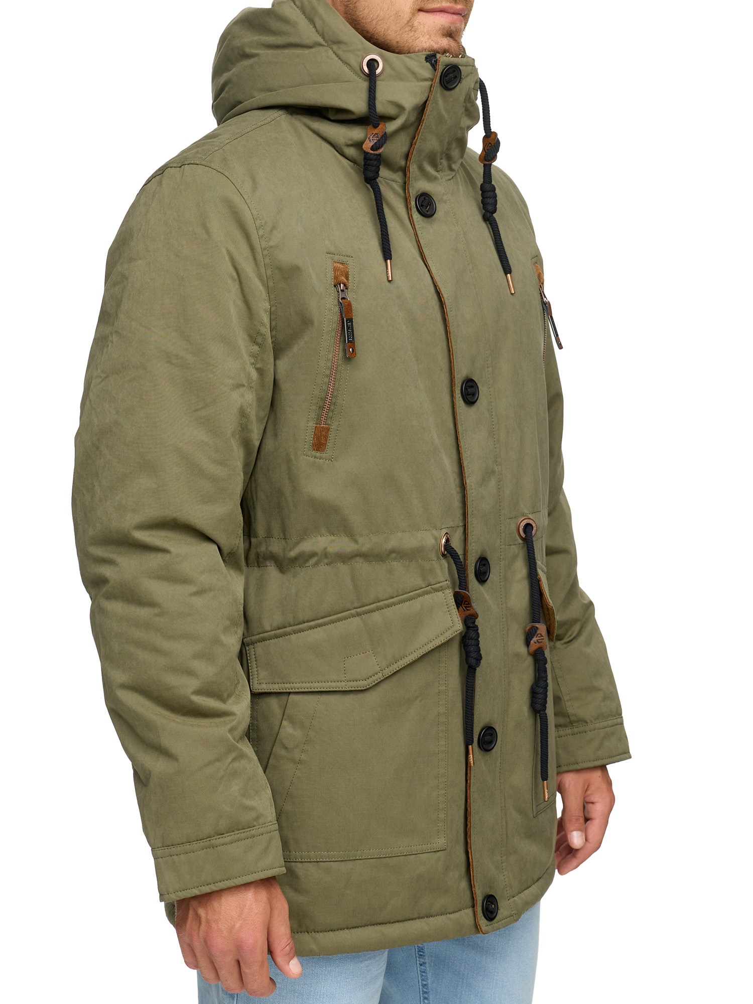 Indicode Parka »INGillespie« mit Kapuze