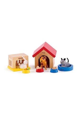 Puppenhausmöbel »Haustiere aus Holz für Puppenhaus«, (Set, 12 tlg.)