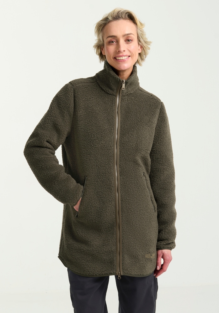 Image of Jack Wolfskin Funktionsmantel "HIGH CURL COAT W" Fleecemantel, warm & winddicht