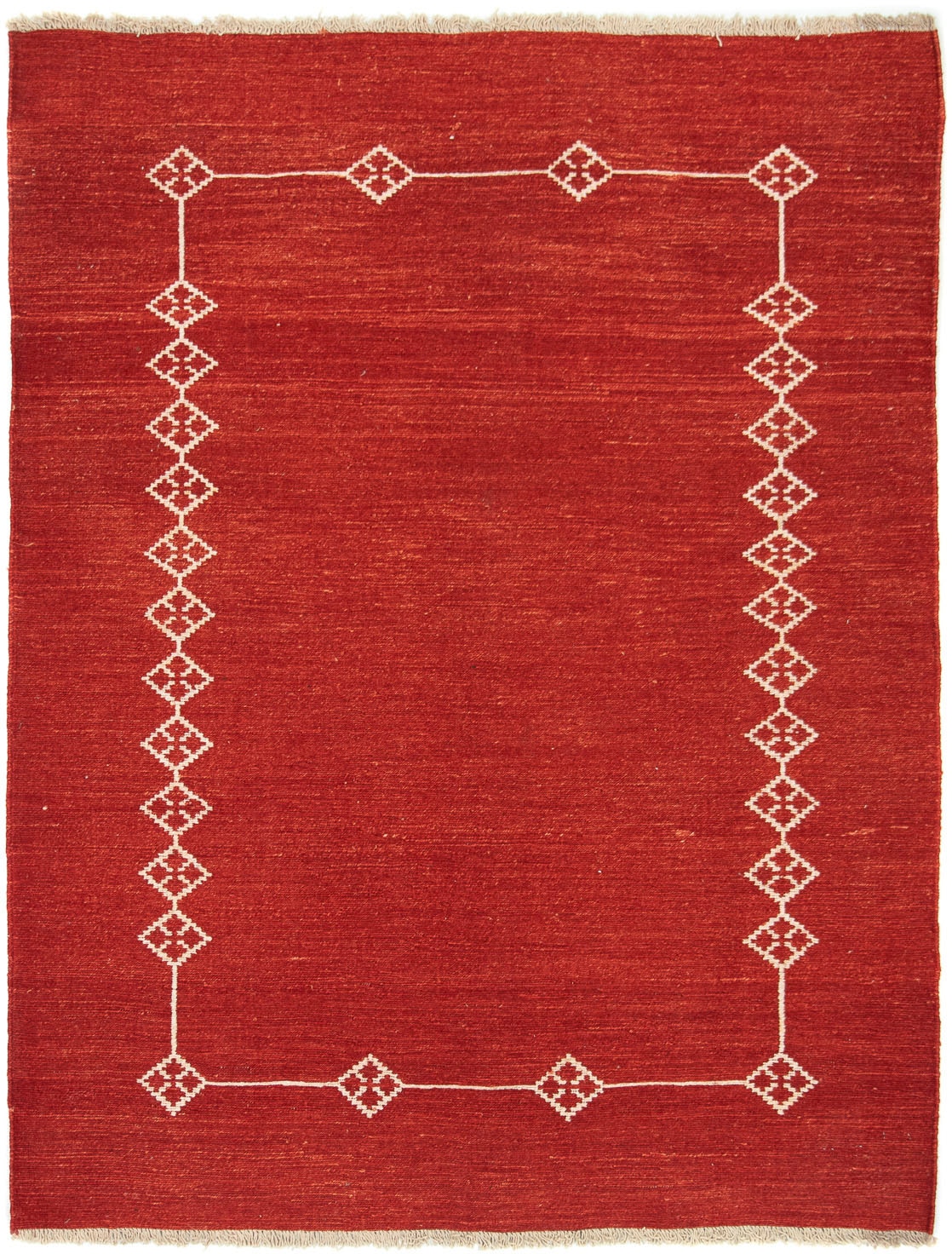 »Gabbeh morgenland Teppich kaufen handgeknüpft Wollteppich bequem rot«, handgeknüpft rechteckig,