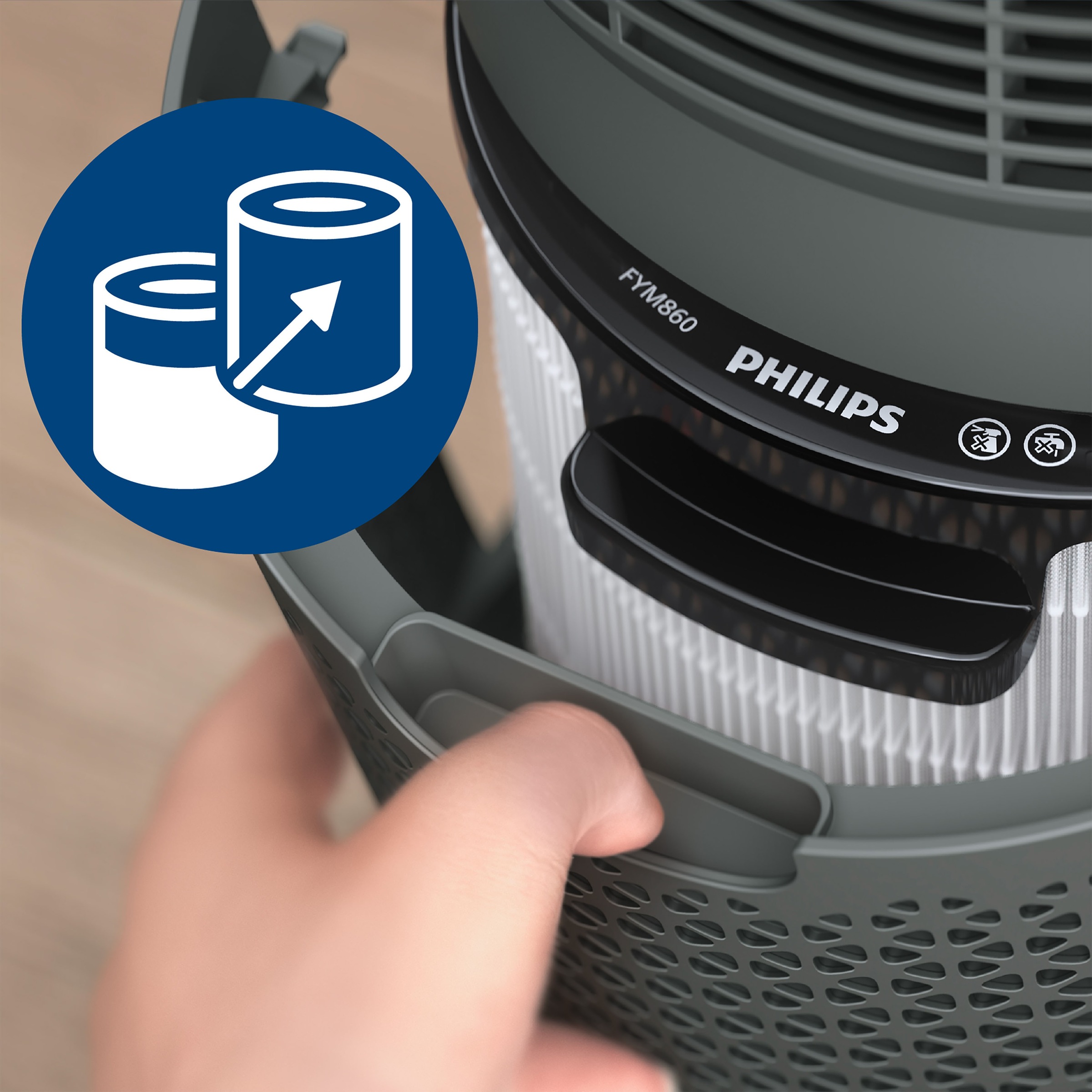 Philips NanoProtect Filter »FYM860/30«, (1 tlg.), Integrierter 3-in-1-Filter