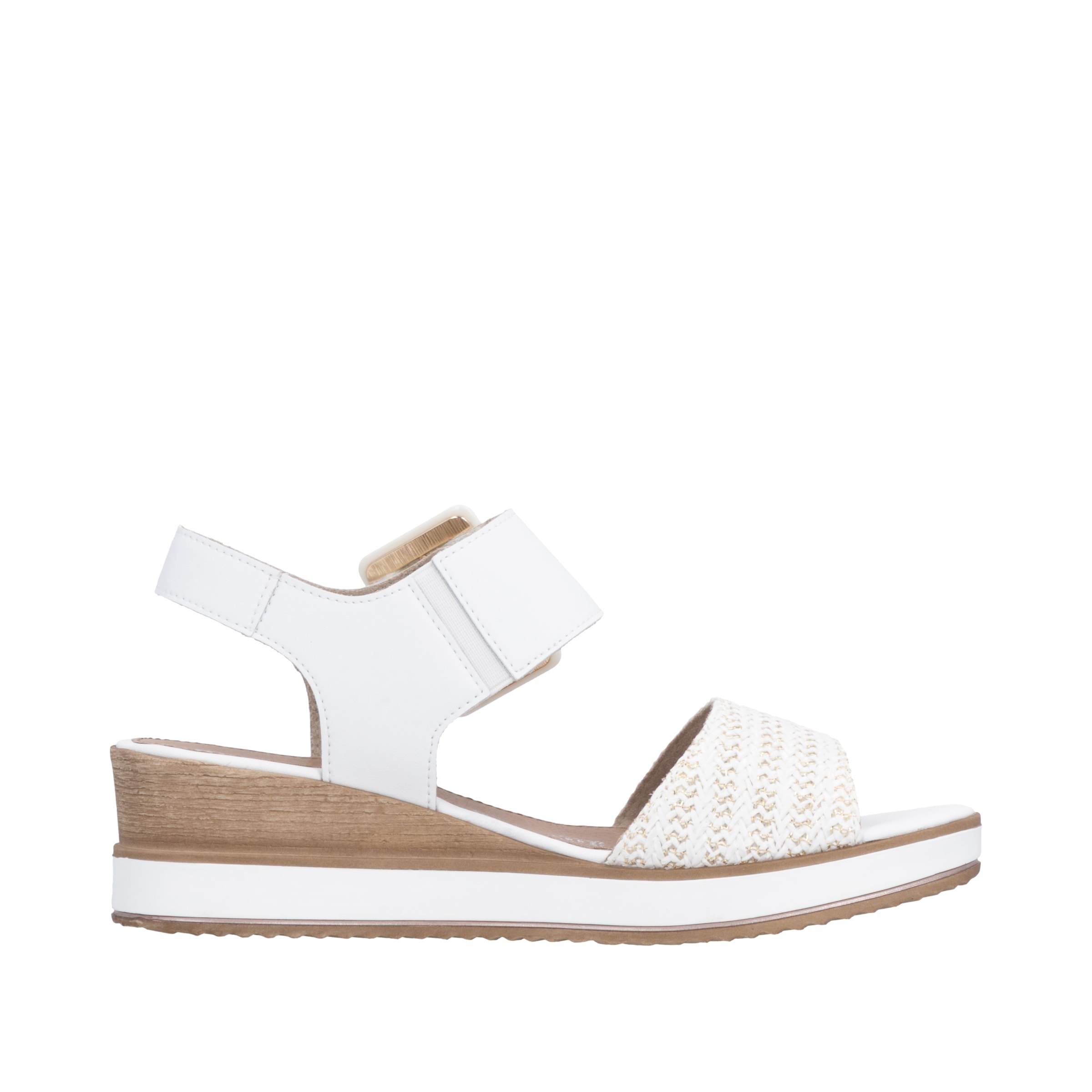 Remonte »ELLE-Collection«  Sommerschuh, Sandale, Bequemschuh mit Klett unter der Zierschnalle