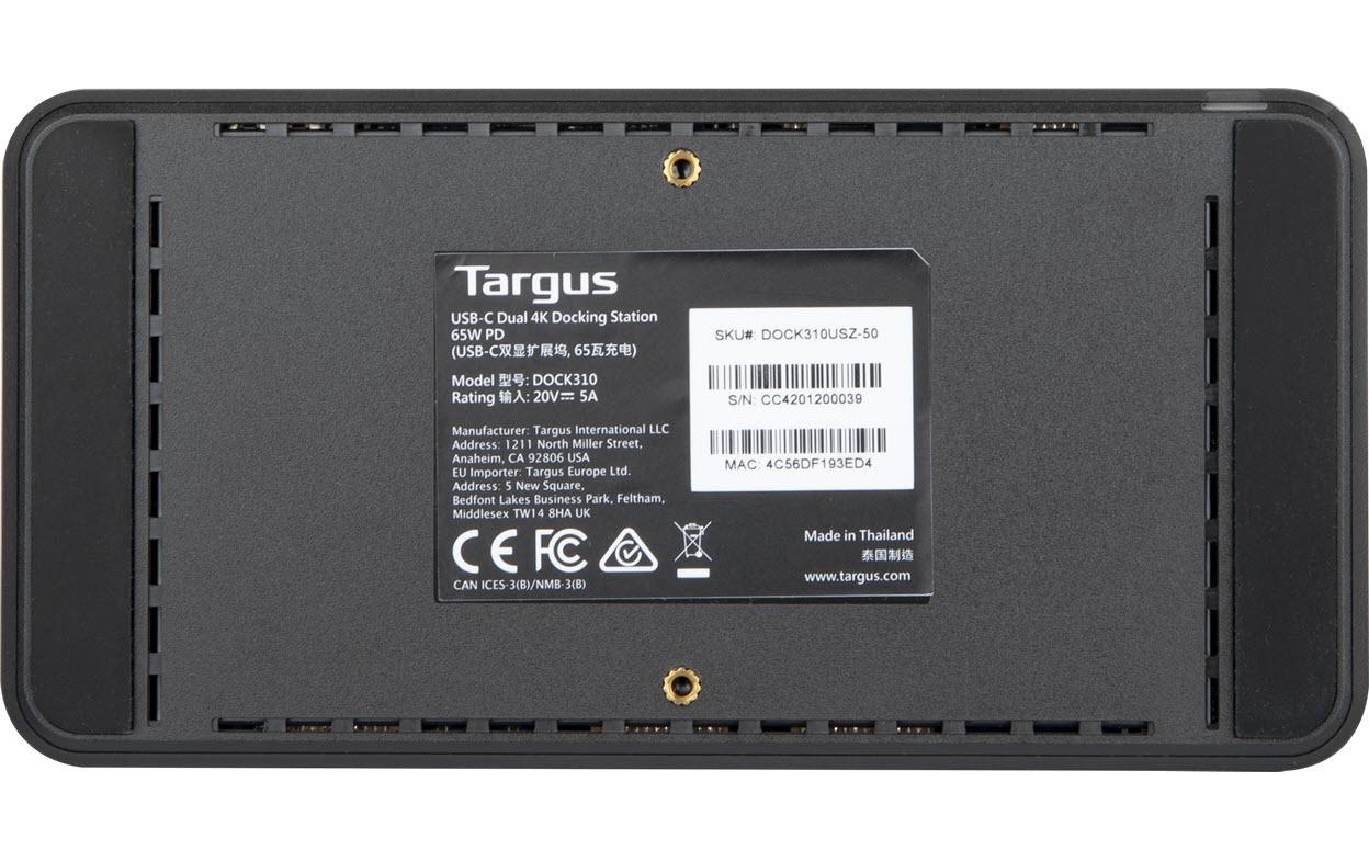 Targus USB-Adapter »Universal USB-C DV4K Power Delivery 65W«