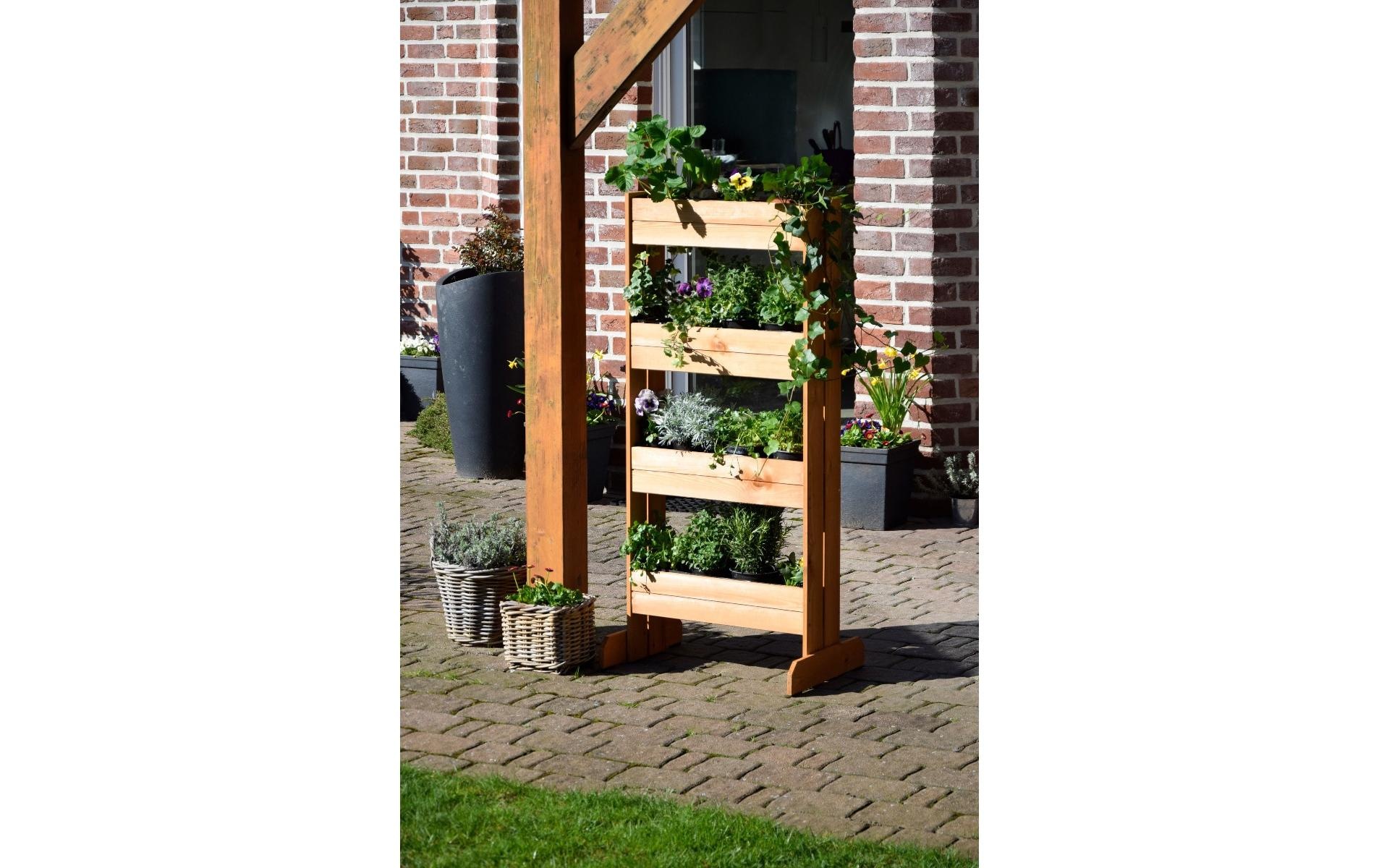 dobar Hochbeet »mit 4 Pflanzkästen«