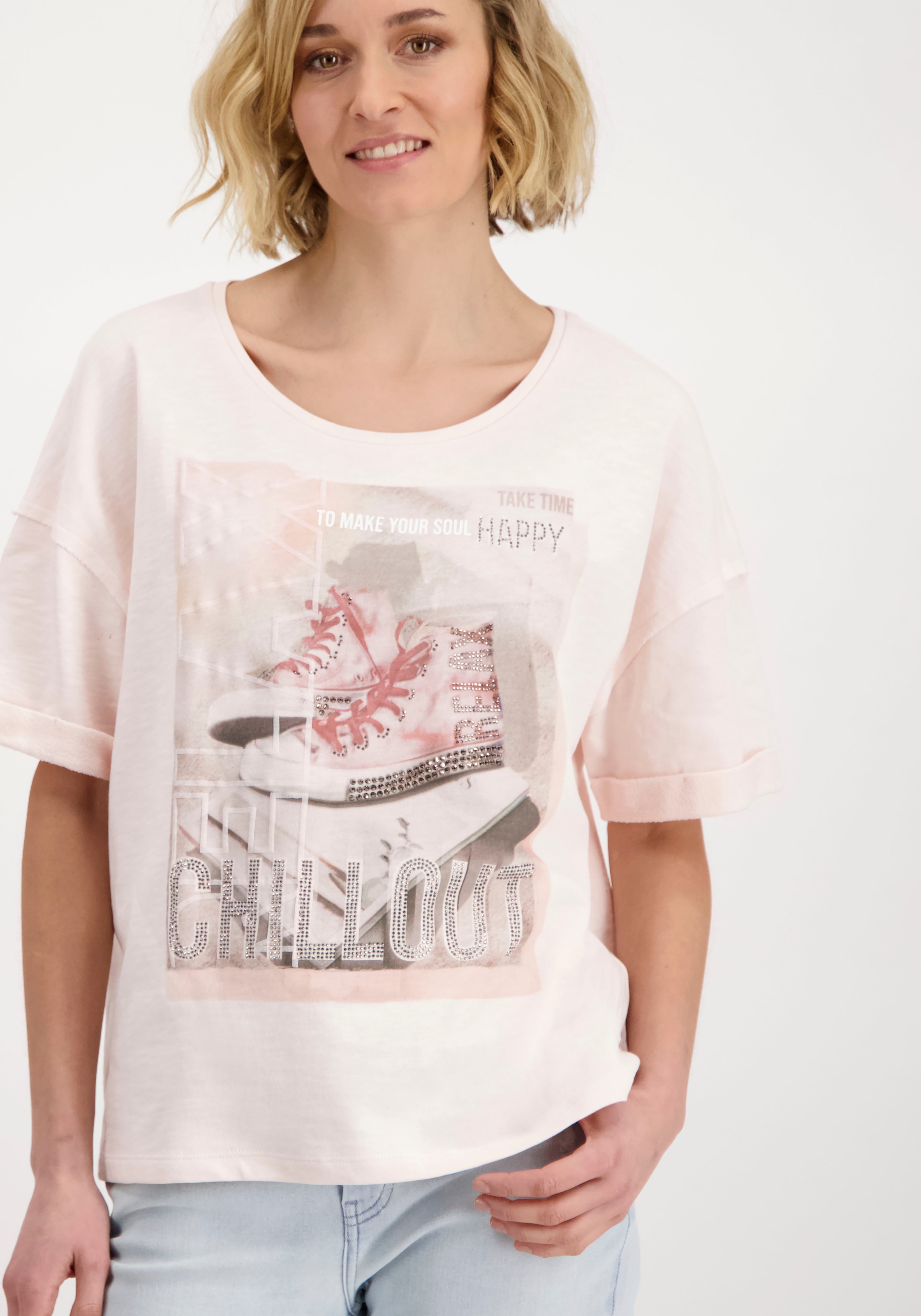 Image of Monari Rundhalsshirt, mit Frontprint bei Ackermann Versand Schweiz