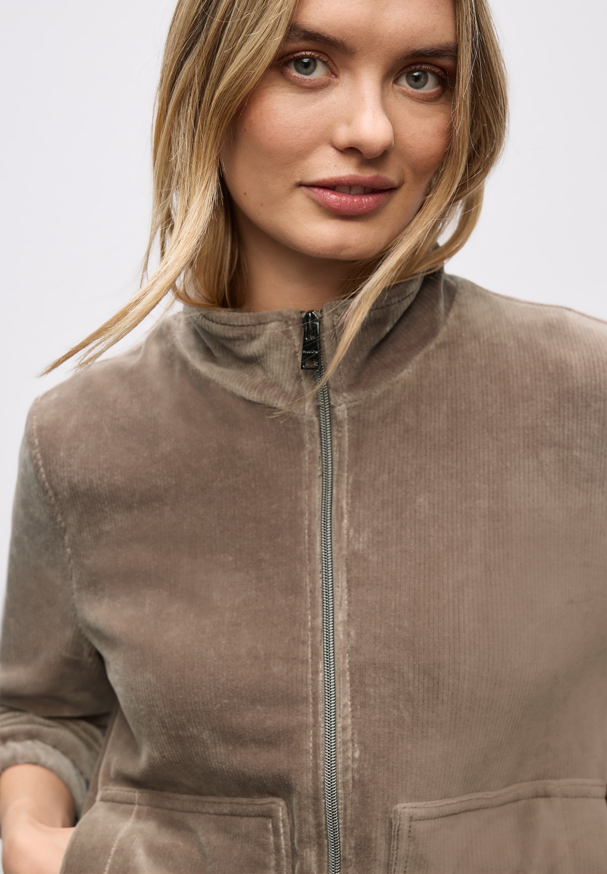 STREET ONE Cordjacke, mit elastischem Bund