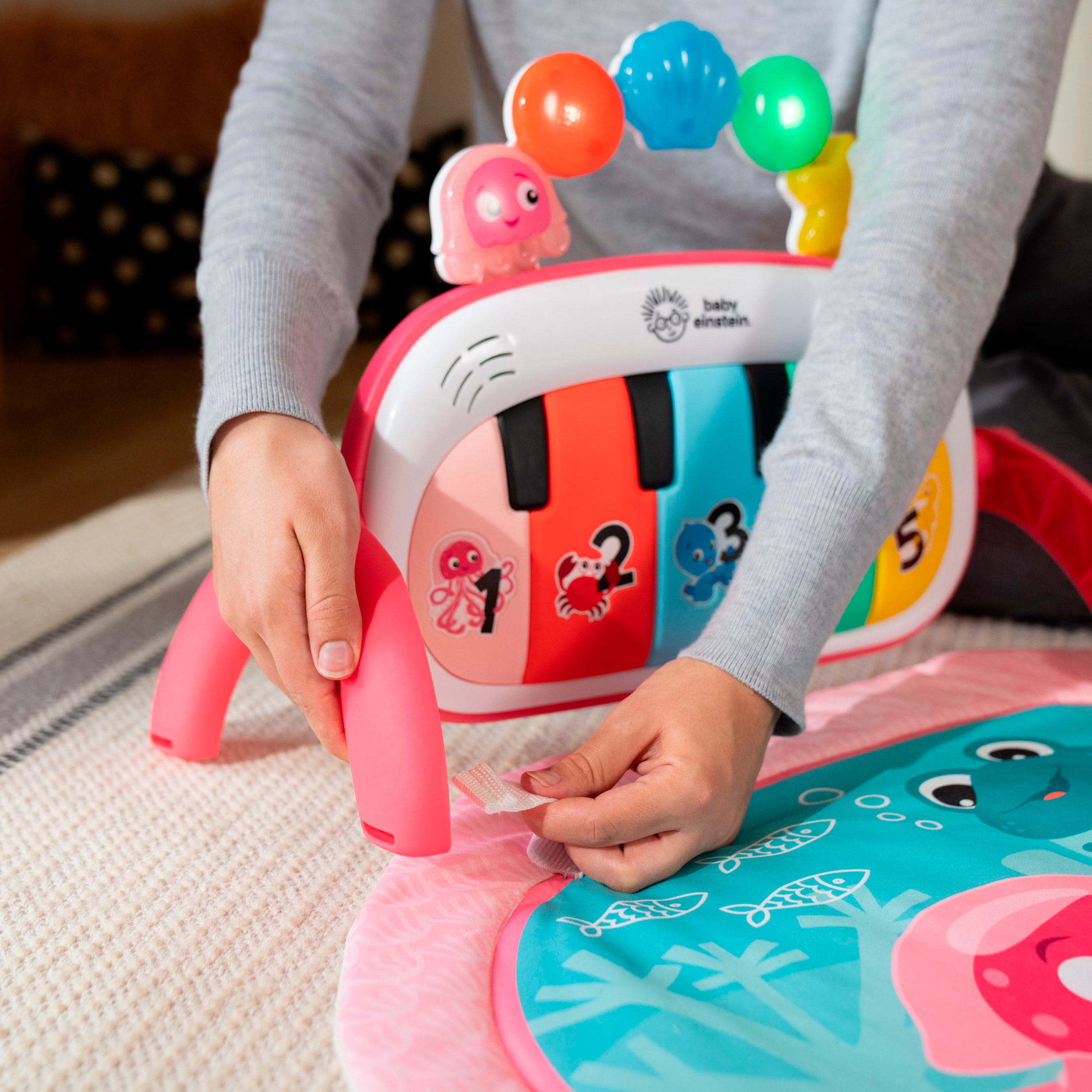Baby Einstein Arche de jeu »4-in-1 Kickin’ Tunes Jellyfish Jamboree Music & Language Discovery Gym« mit Soundeffekt
