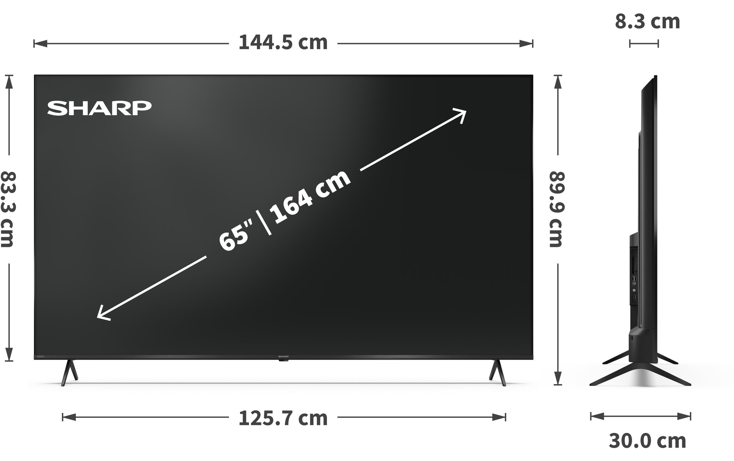   QLED-Fernseher »65HP5465E« 164 cm/65 ″