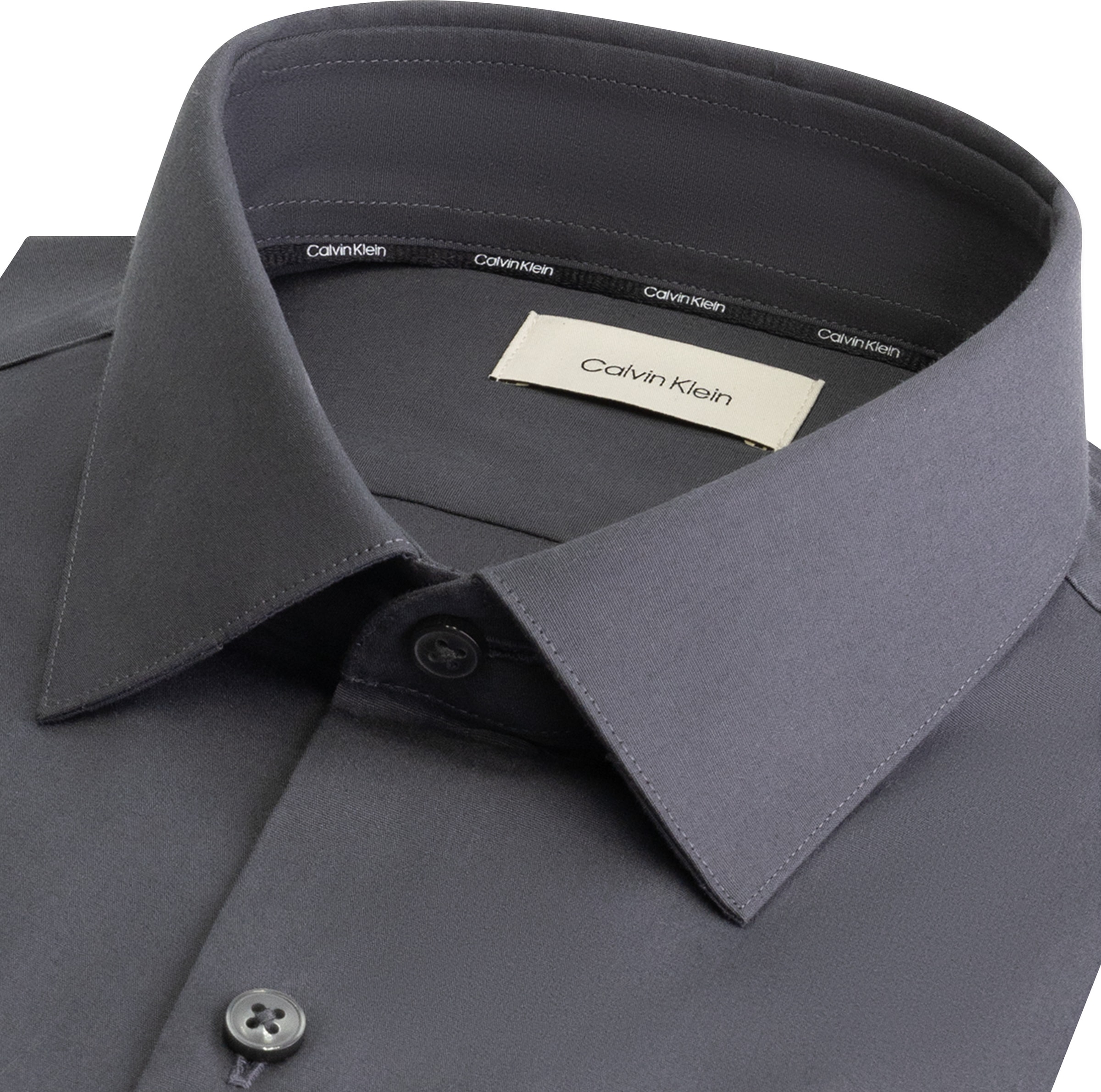 Calvin Klein Businesshemd »SLIM ESSENTIALS POPLIN STR SLD«, Hemdkragen, slim fit