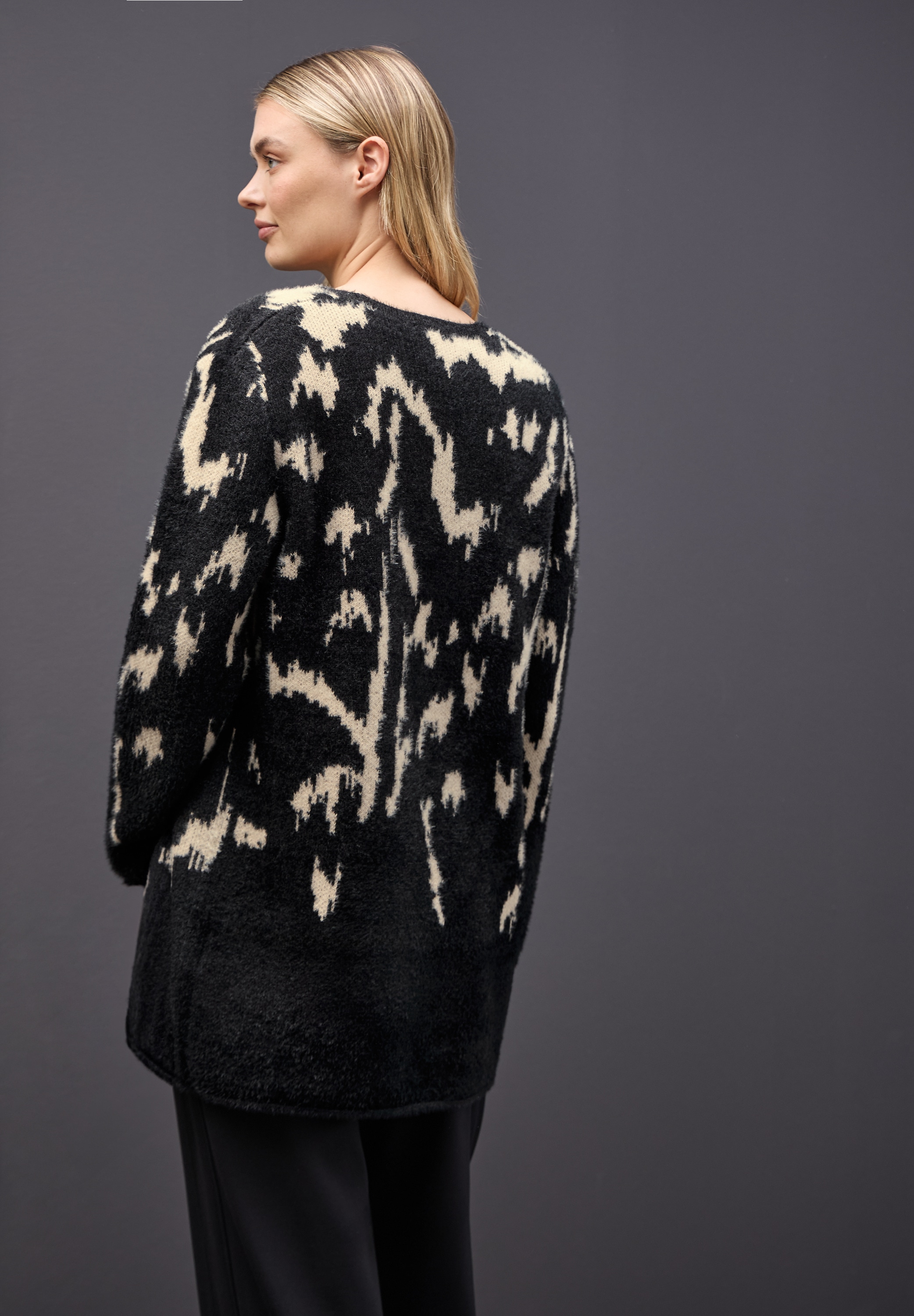 STREET ONE Cardigan mit Jacquardmuster