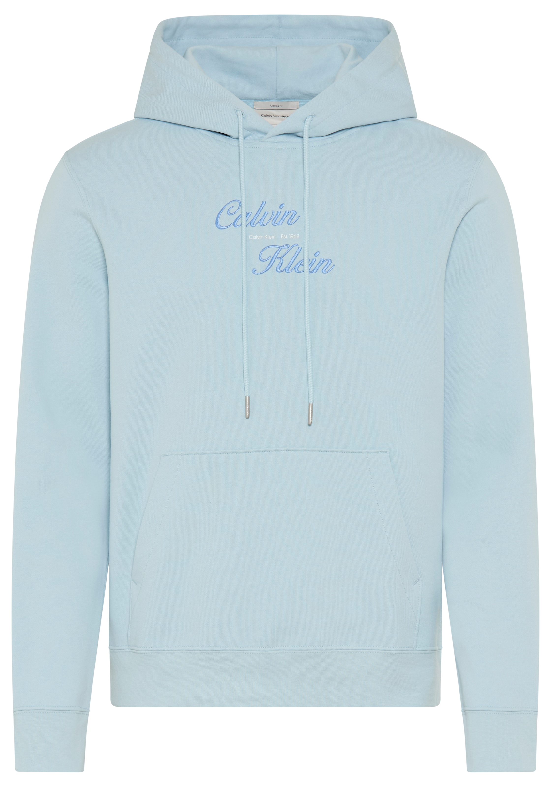 Calvin Klein Jeans Sweat à capuche , Stickerei, Regular Fit, reine Baumwolle
