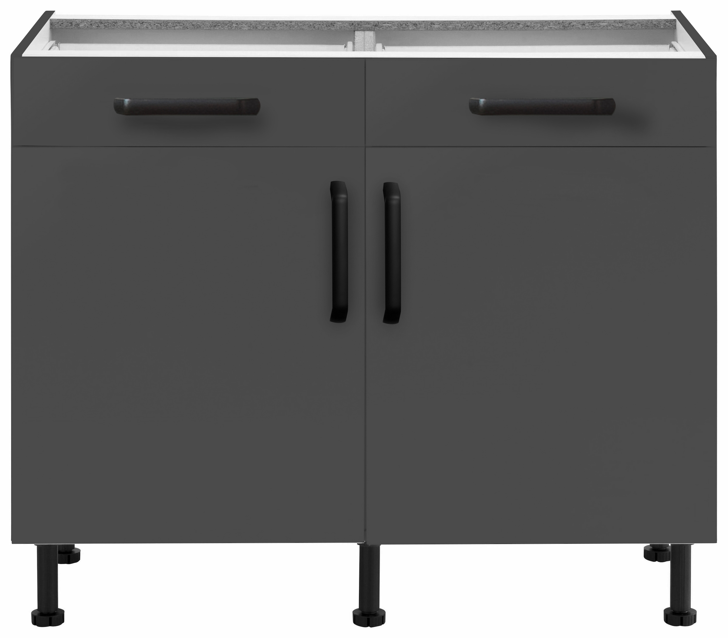 wiho Küchen Unterschrank »Simi«, Soft-Close-Funktion in Schubkästen und Auszügen, verstellbare Füsse