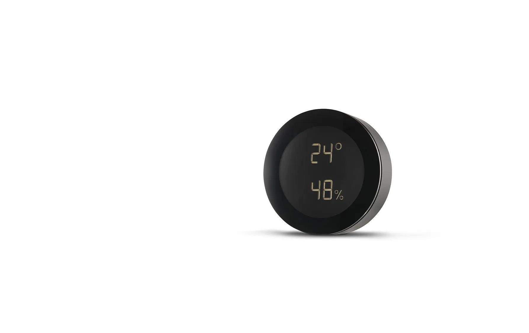 Jacob Jensen Wetterstation () Temperatur- und Feuchtigkeitssensor für Innen- und Aussenbereich