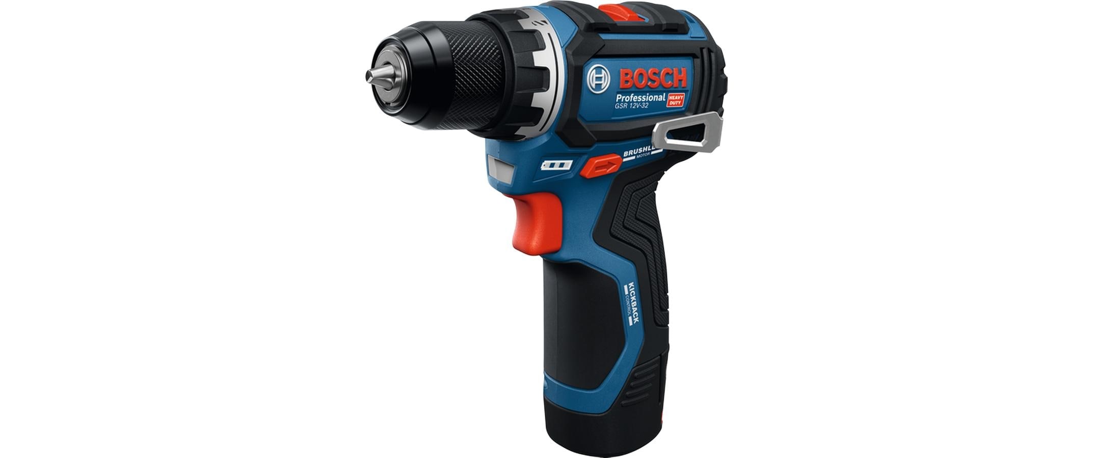 Bosch Professional Akku-Bohrschrauber »GSR 12 V-32 Kit« Set,  Mit 2 Akkus, 1 Ladegerät & Koffer