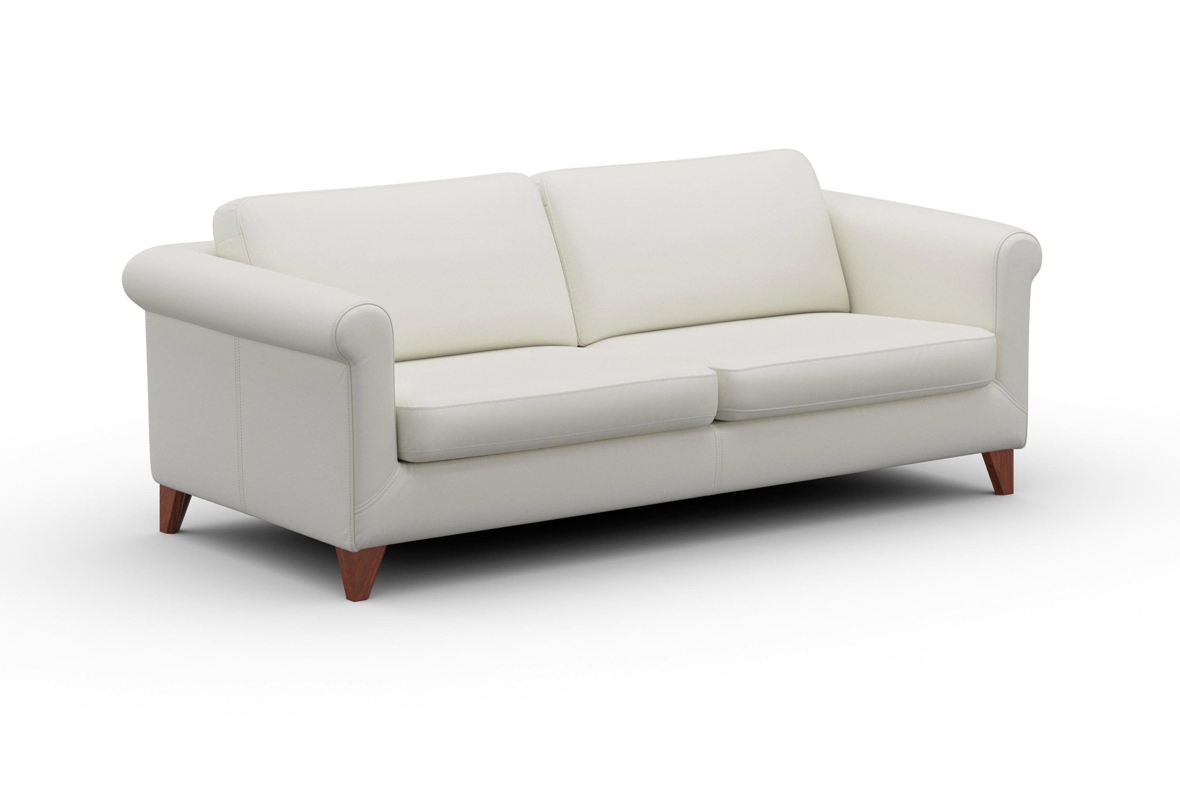 machalke® 3-Sitzer »amadeo«, Ledersofa mit geschwungenen Armlehnen, Breite 213 cm