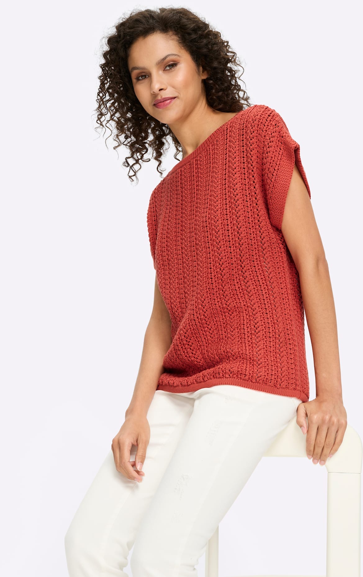 heine Pull ajouré »Ajour-Pullover«