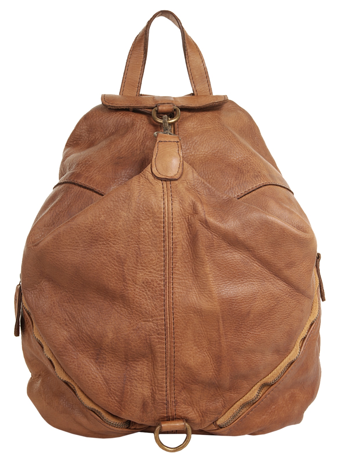 Samantha Look Cityrucksack, echt Leder, Made in Italy